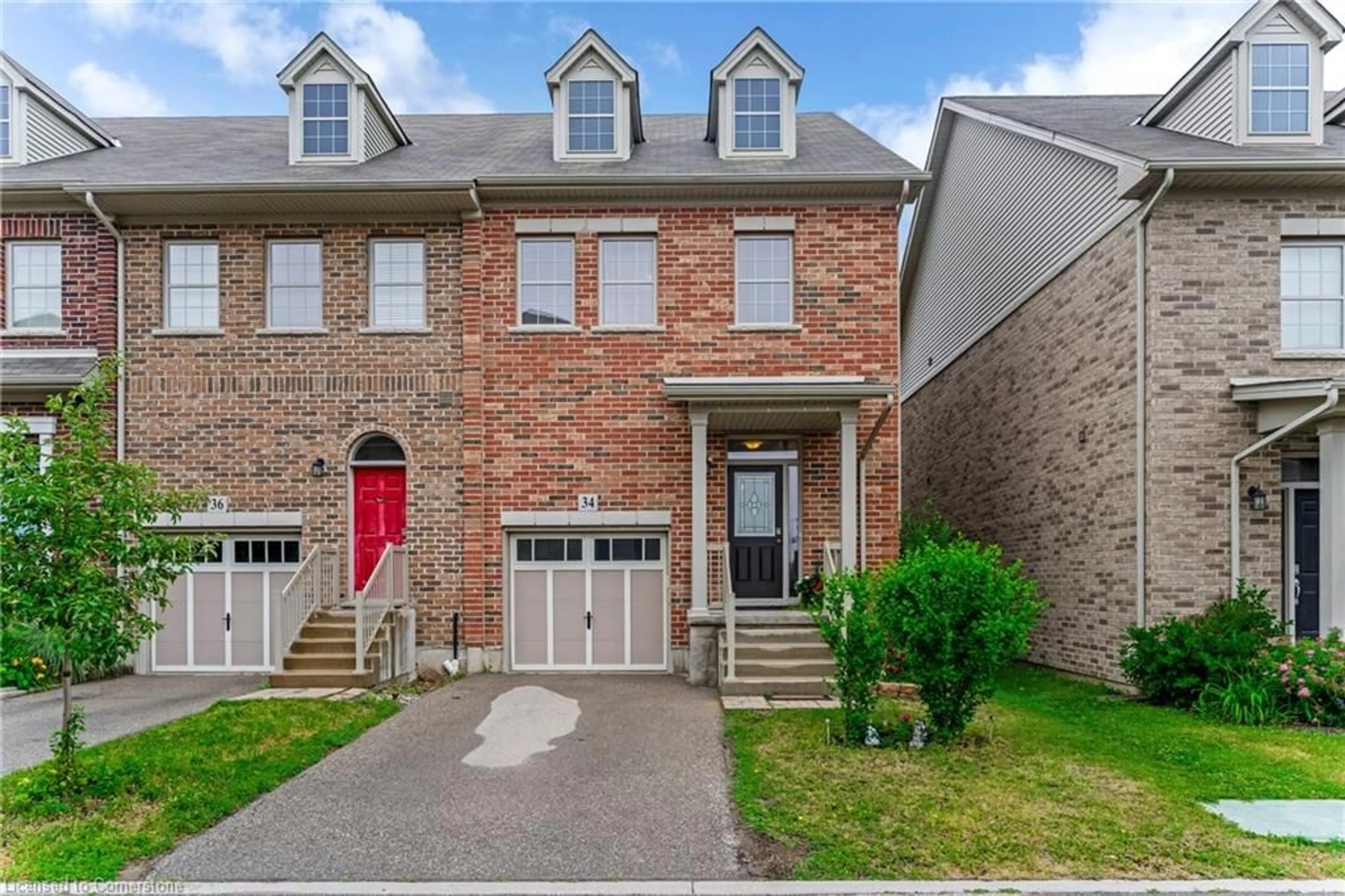 Home with brick exterior material, street for 34 Robert Peel Rd, Kitchener Ontario N2H 0B5