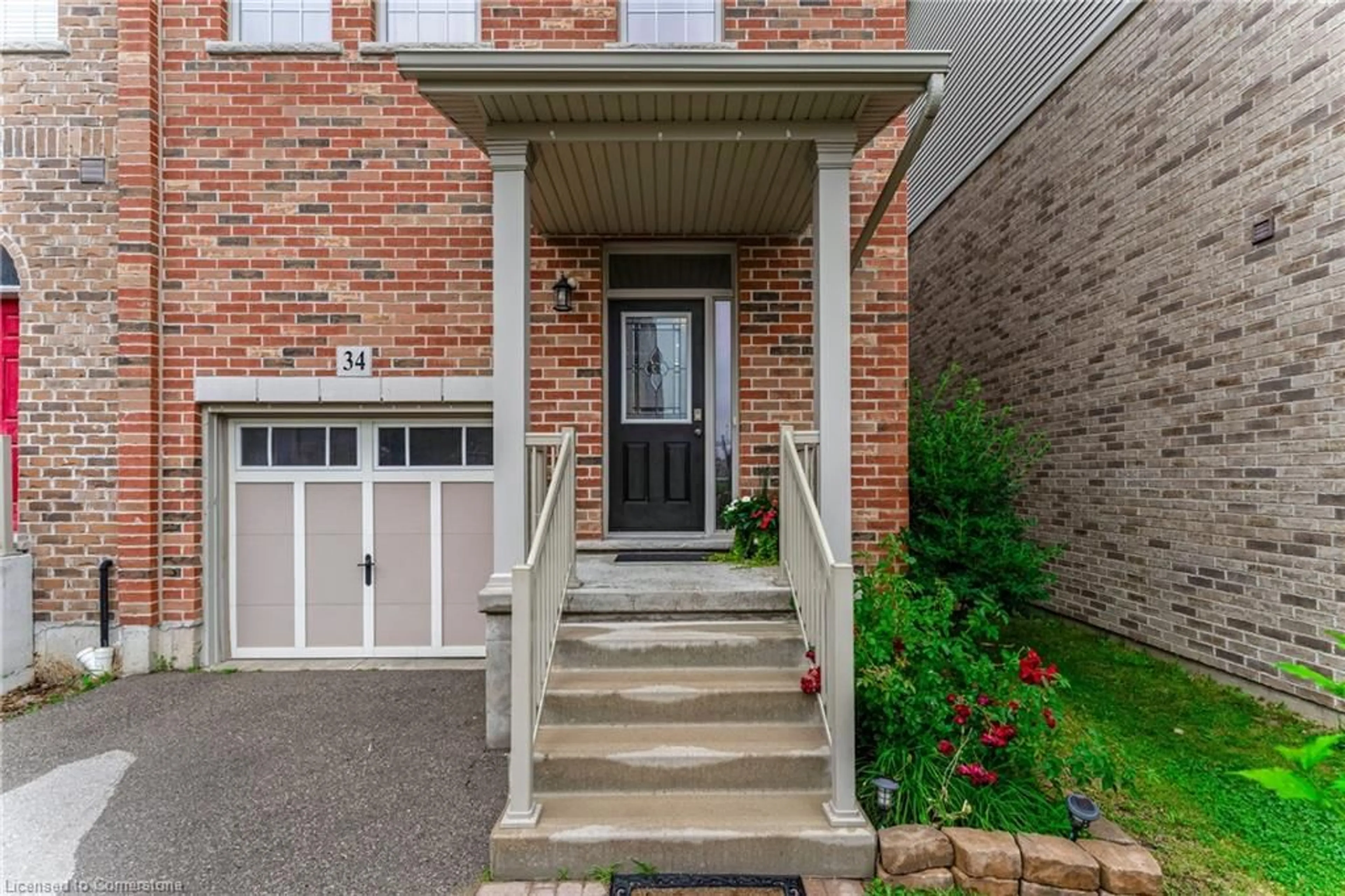 Home with brick exterior material, street for 34 Robert Peel Rd, Kitchener Ontario N2H 0B5