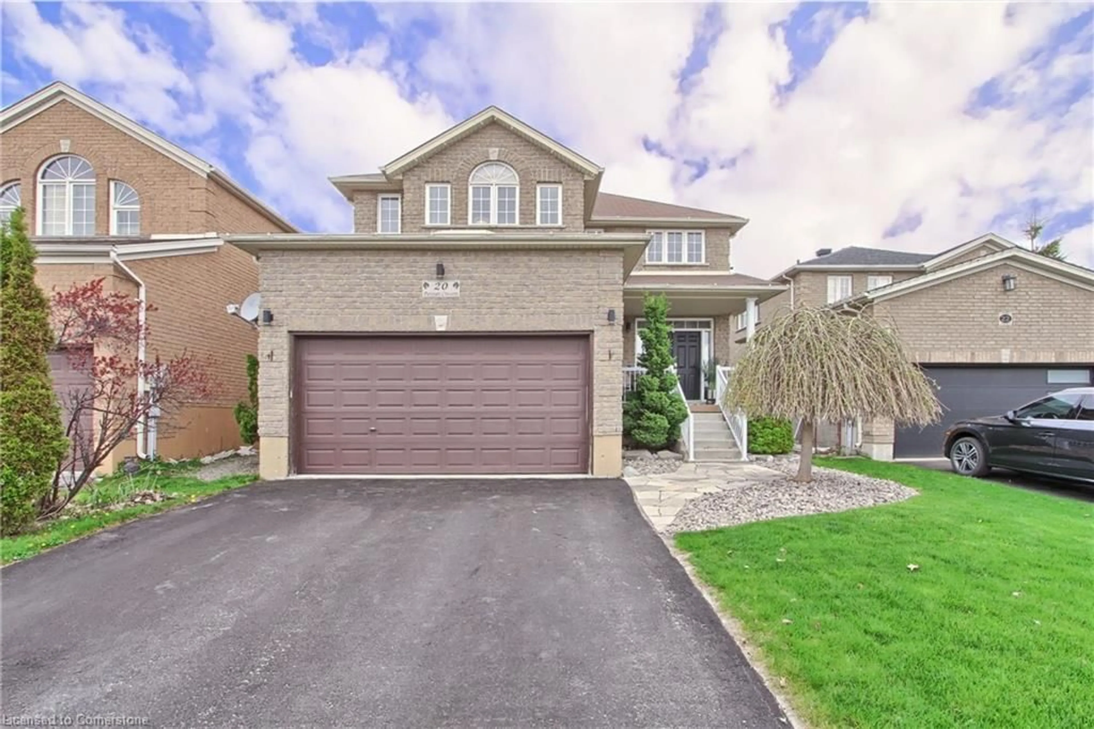 Home with brick exterior material, street for 20 Parisian Cres, Barrie Ontario L4N 0Y9