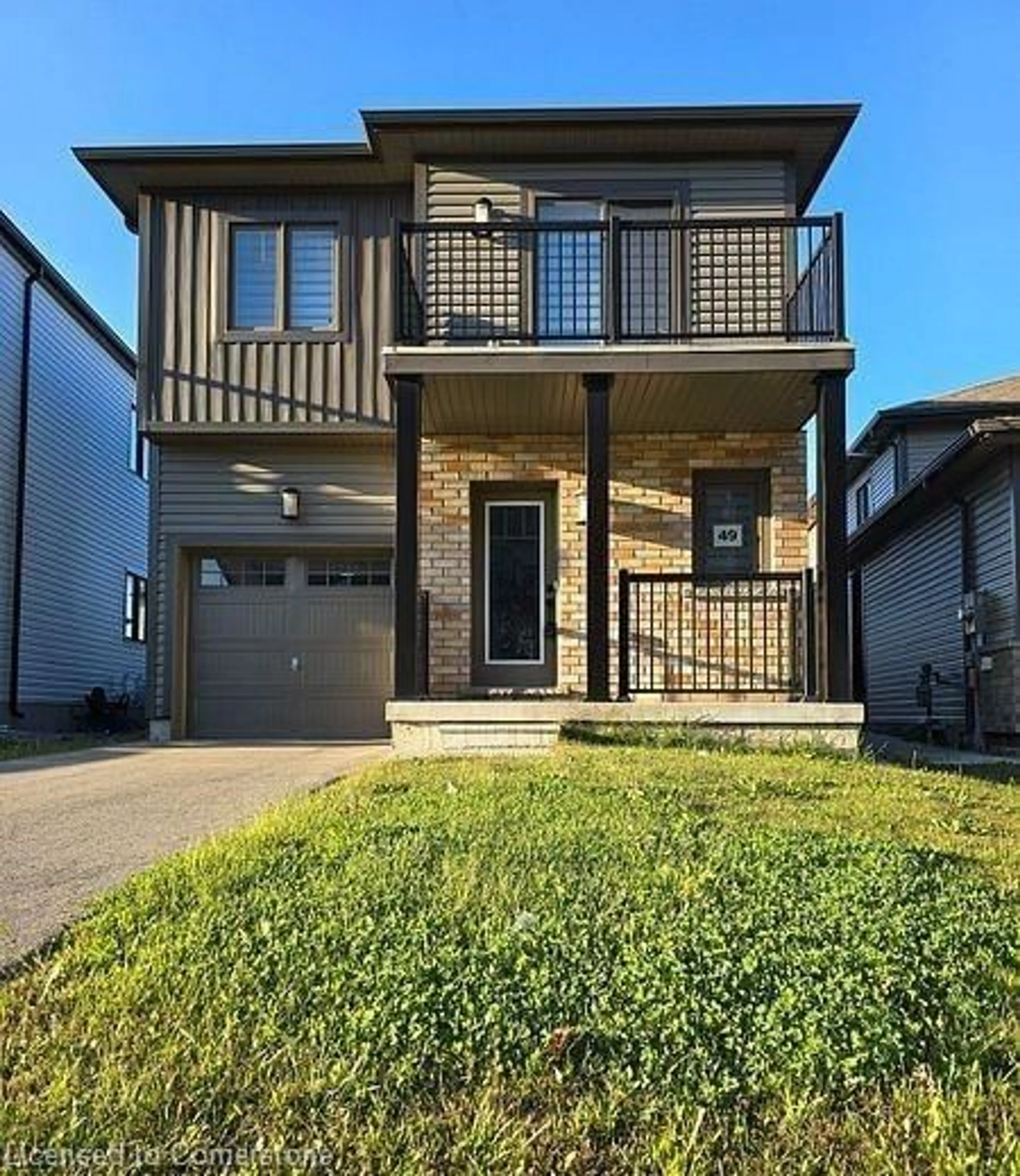 Home with brick exterior material, street for 49 Koda St, Barrie Ontario L9J 0H7