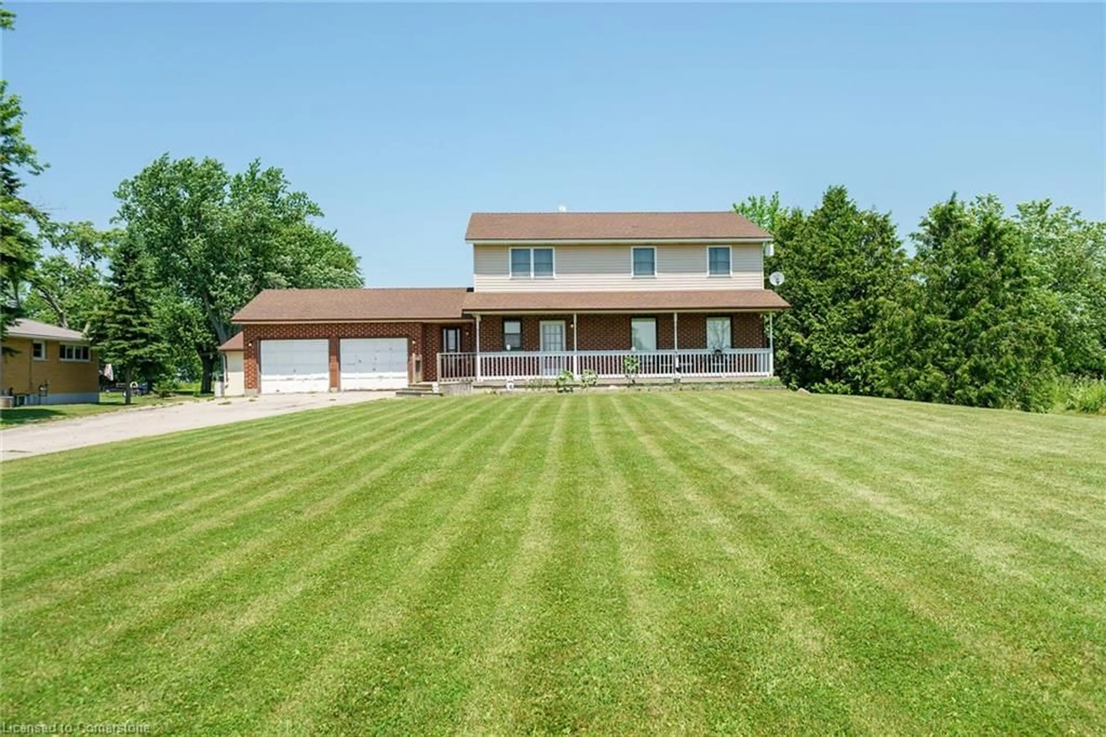A pic from outside/outdoor area/front of a property/back of a property/a pic from drone, unknown for 2605 Highway 3, Jarvis Ontario N0A 1J0