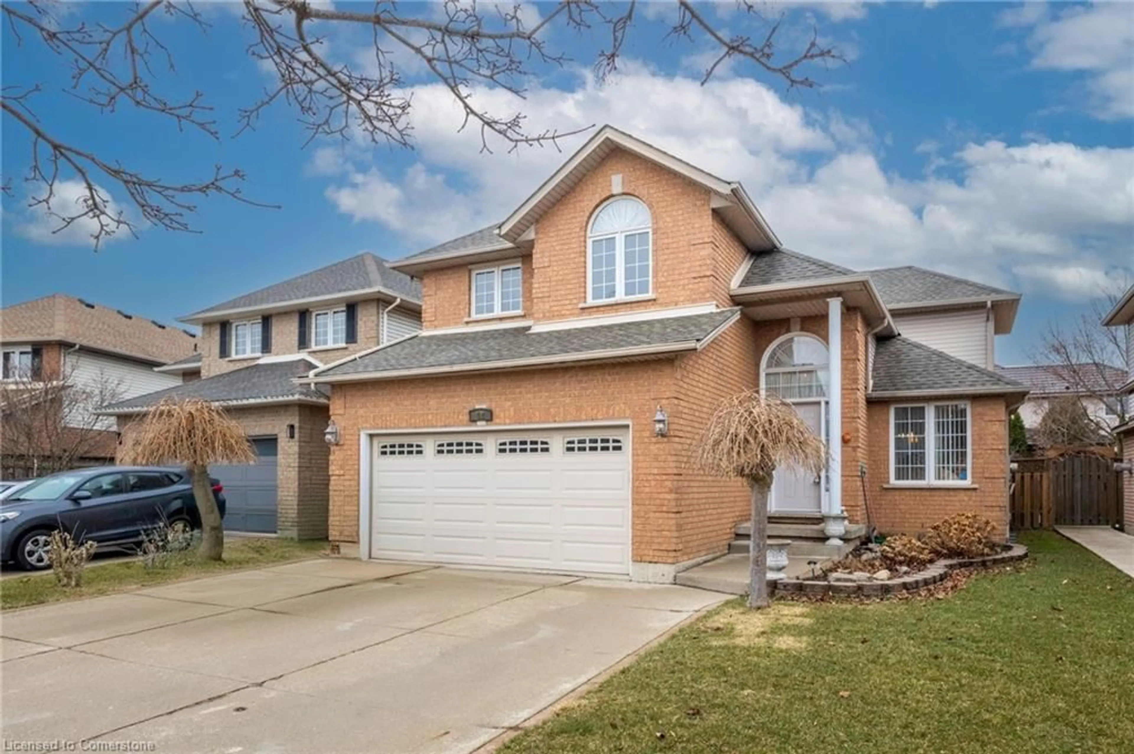 Home with brick exterior material, street for 42 Hillgarden Dr, Stoney Creek Ontario L8J 3R3