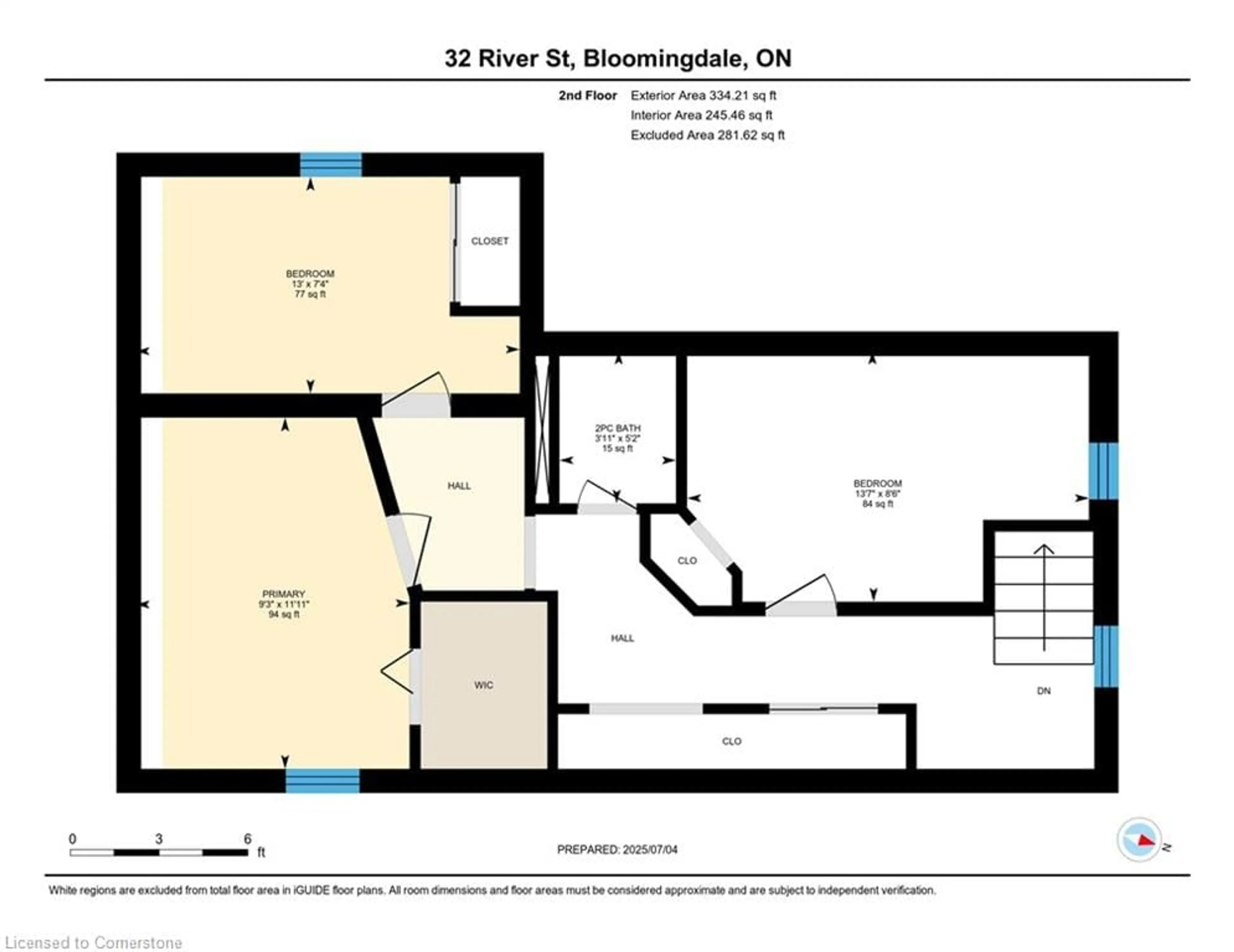 Floor plan for 32 River St, Bloomingdale Ontario N0B 1K0