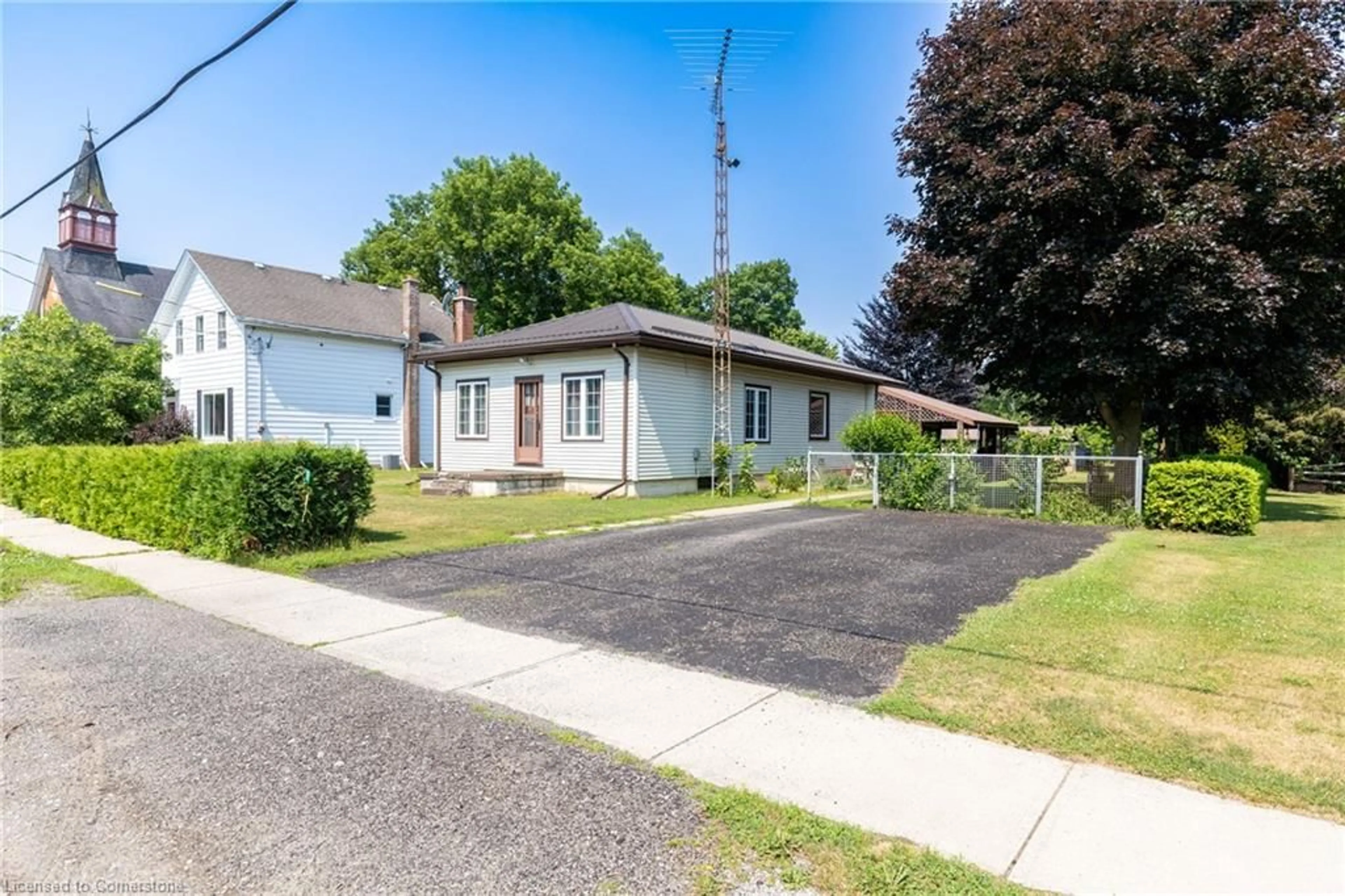 A pic from outside/outdoor area/front of a property/back of a property/a pic from drone, street for 167 Teeter St, Teeterville Ontario N0E 1S0