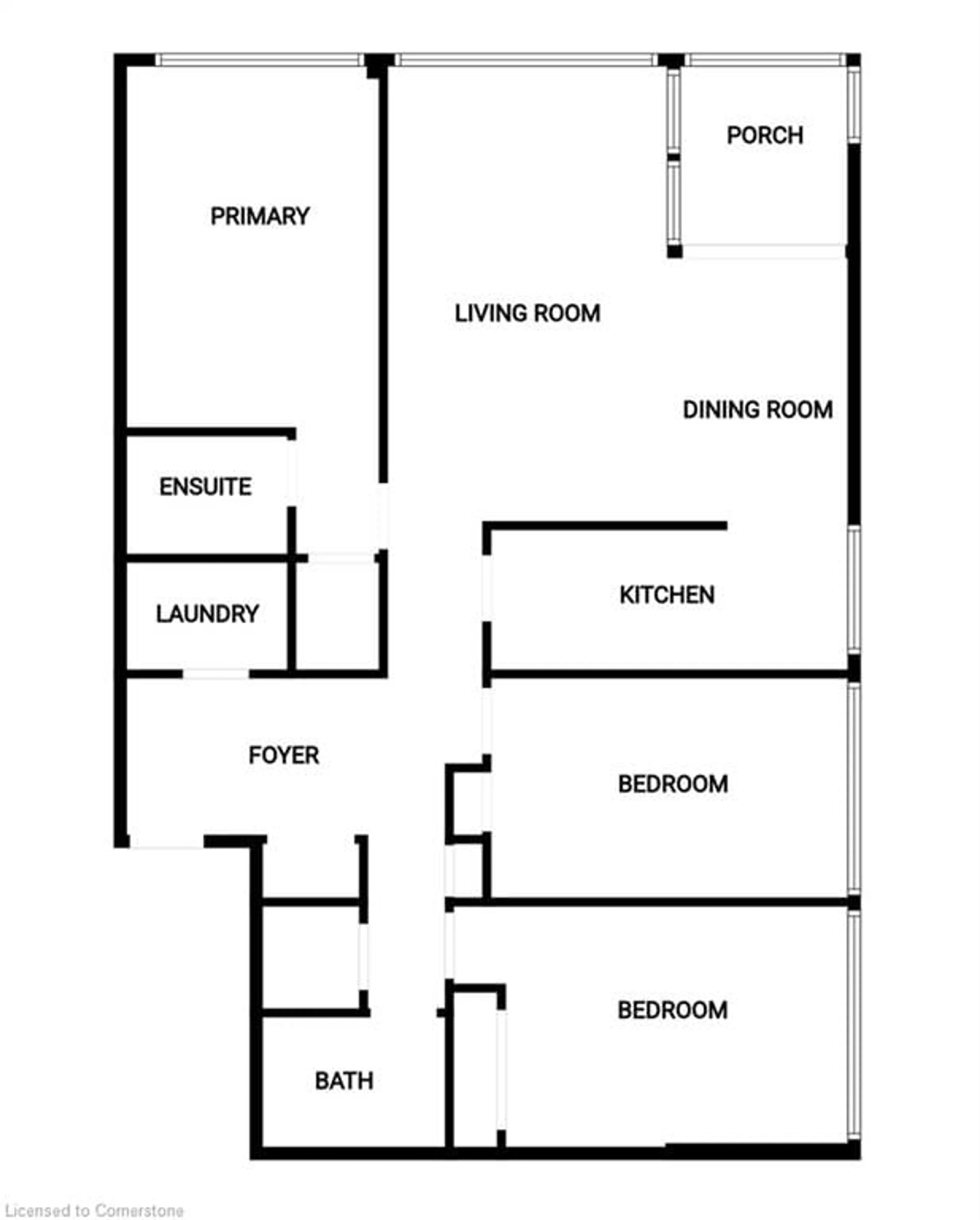 Floor plan for 40 Harrisford St #108, Hamilton Ontario L8K 6N1