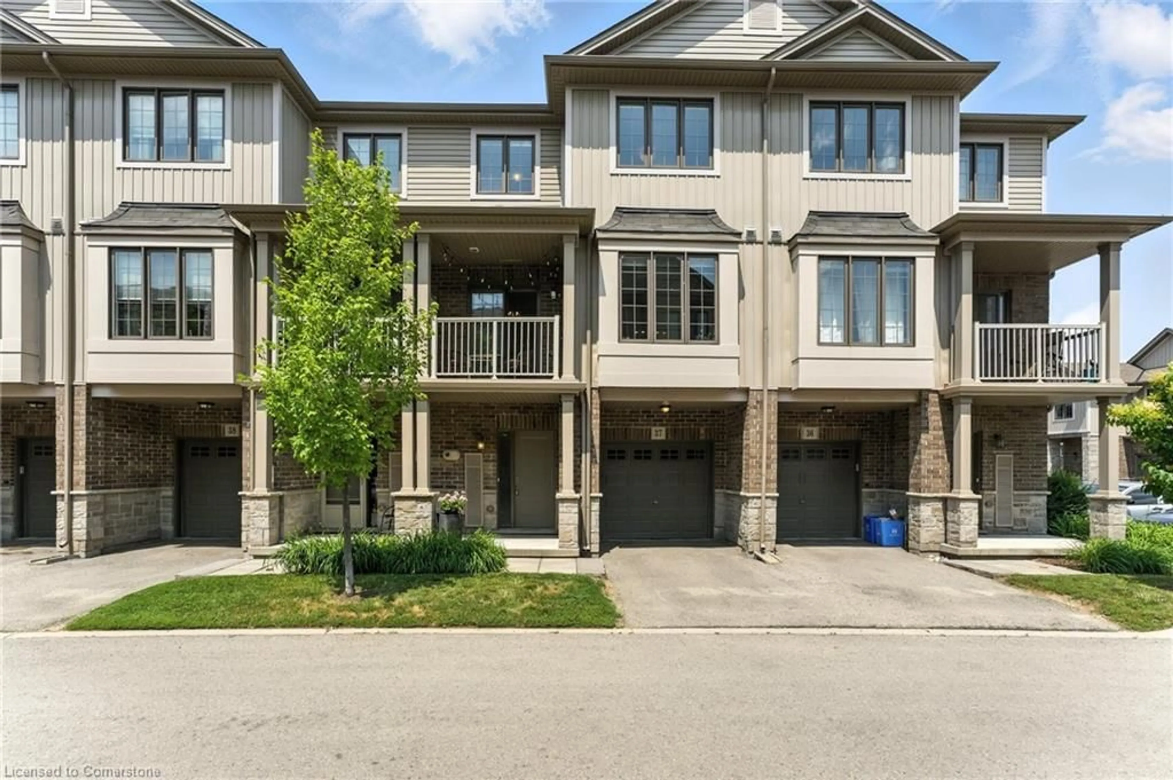 A pic from outside/outdoor area/front of a property/back of a property/a pic from drone, street for 377 Glancaster Rd #37, Ancaster Ontario L9G 0G4