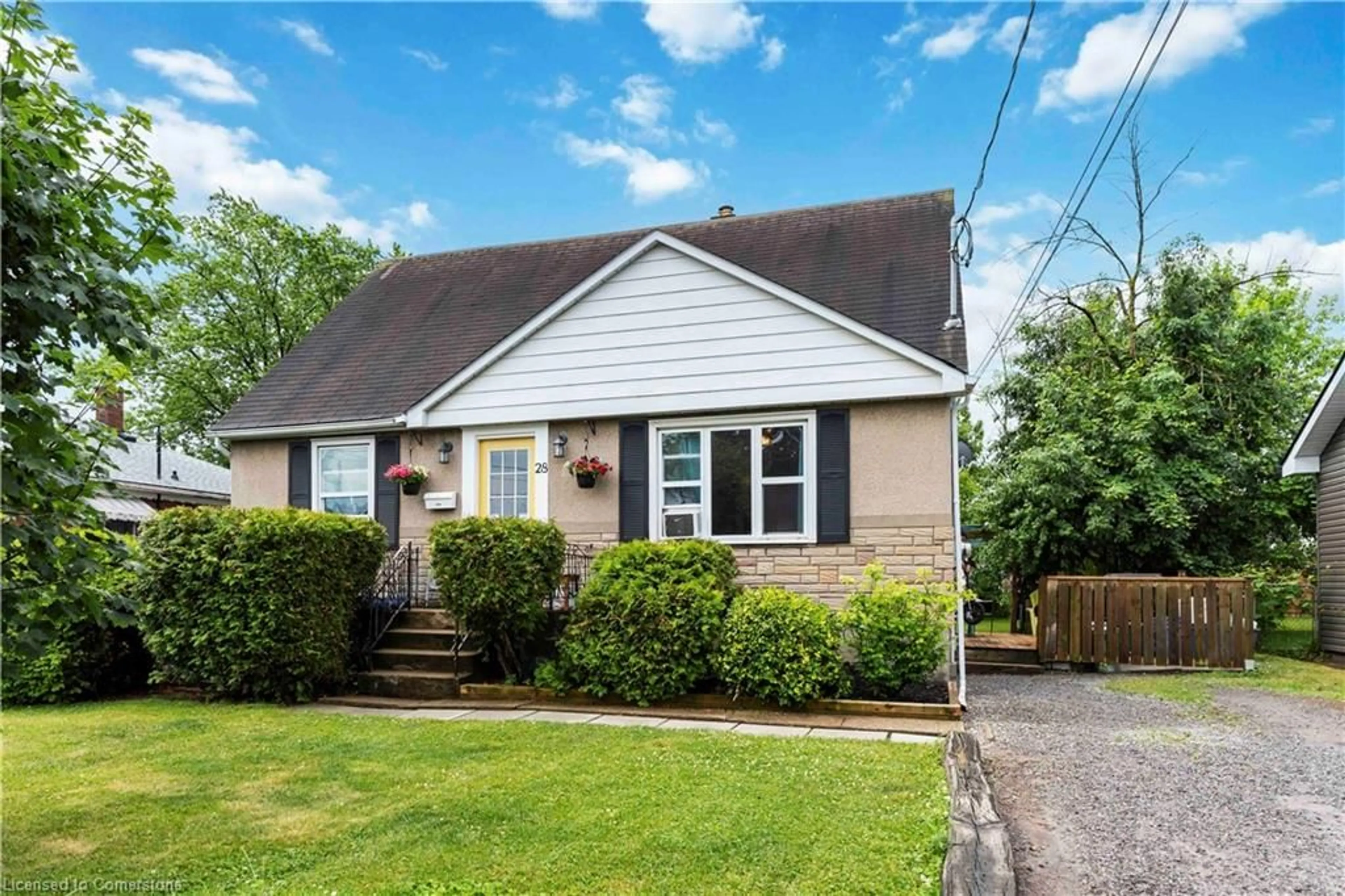 Home with vinyl exterior material, street for 28 Ivy Ave, St. Catharines Ontario L3C 4R4