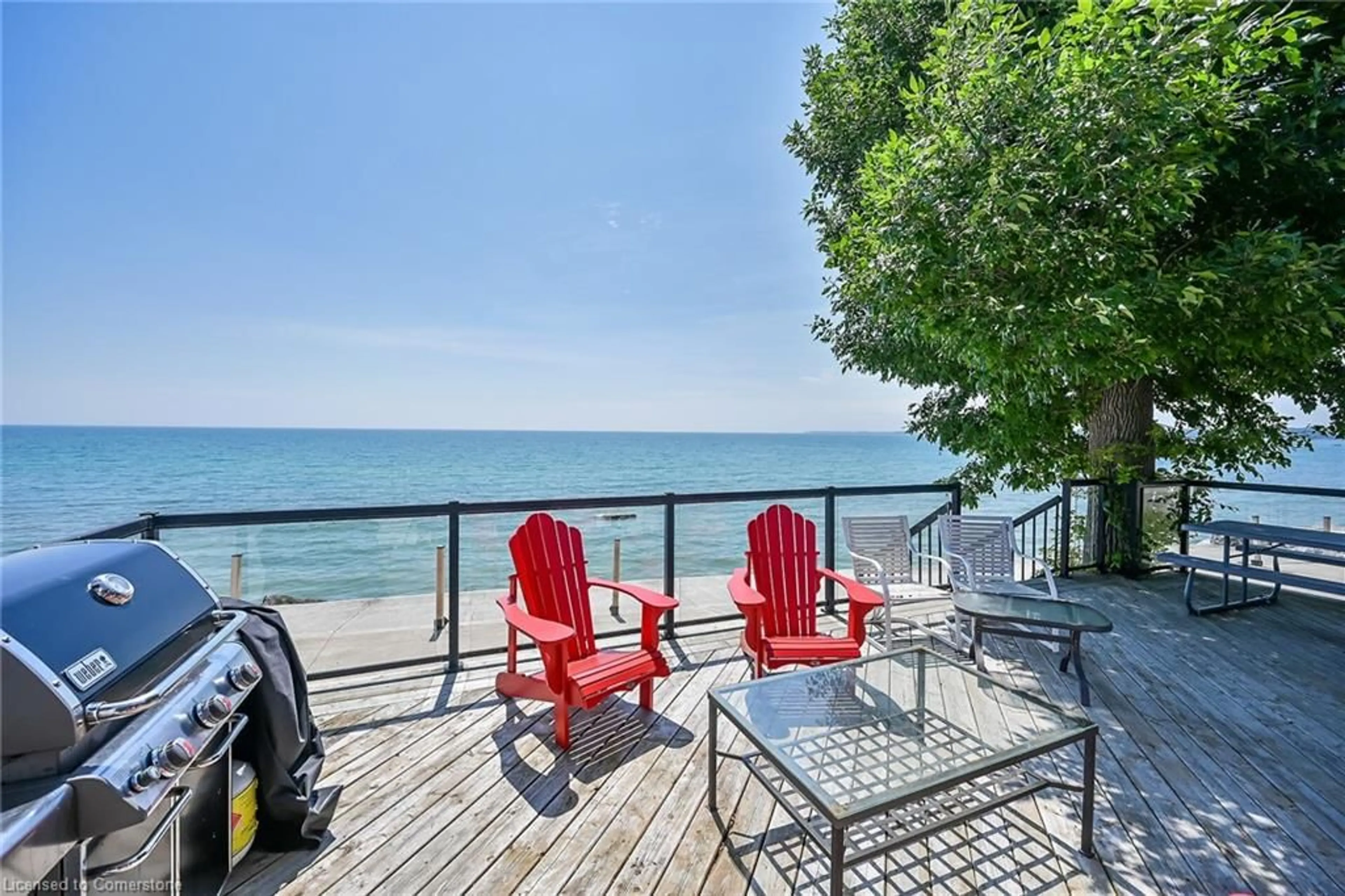 Patio, water/lake/river/ocean view for 61 Horseshoe Bay Rd, Dunnville Ontario N1A 2W8