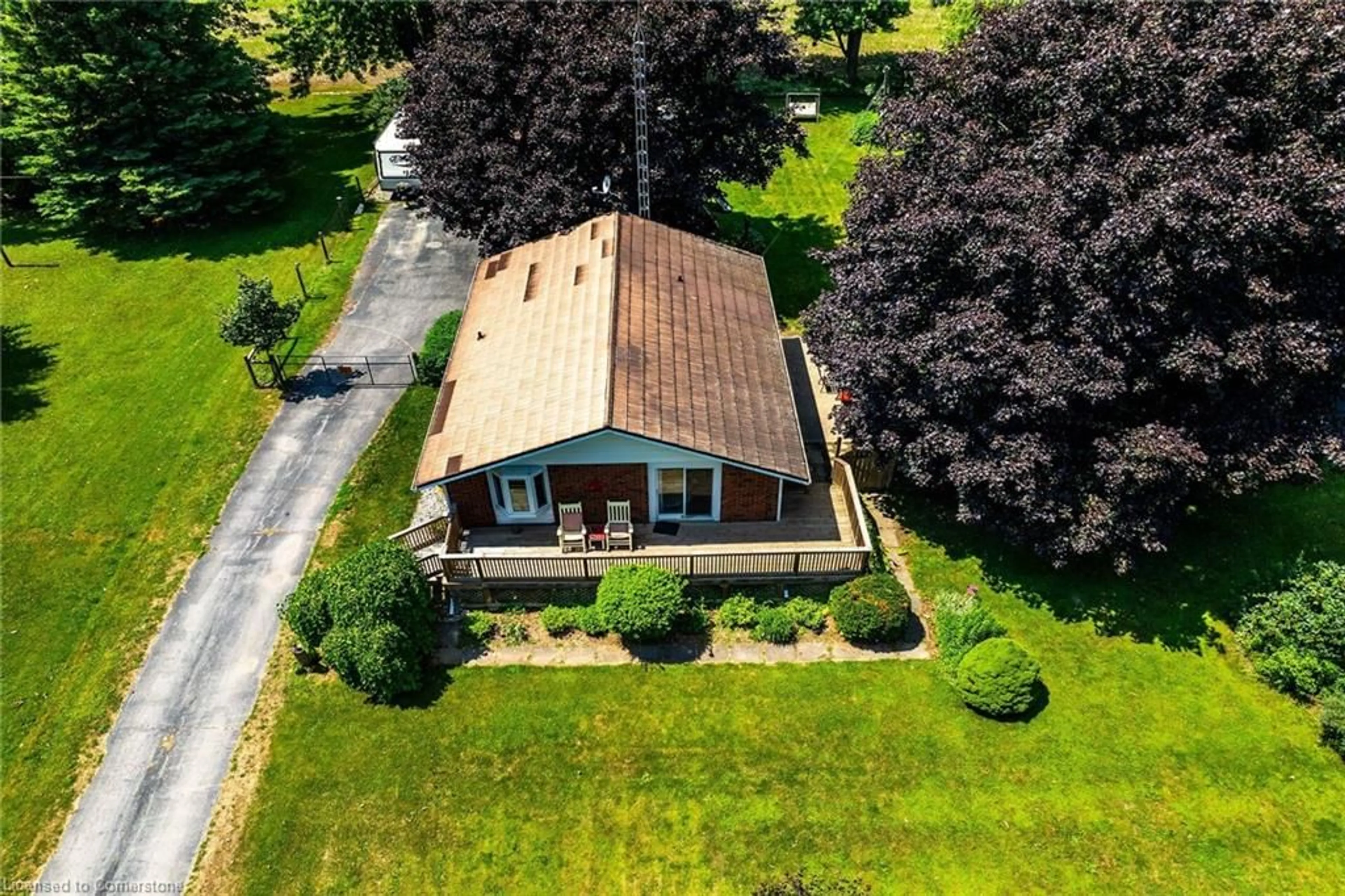 A pic from outside/outdoor area/front of a property/back of a property/a pic from drone, unknown for 3791 Highway 3, Hagersville Ontario N0A 1H0