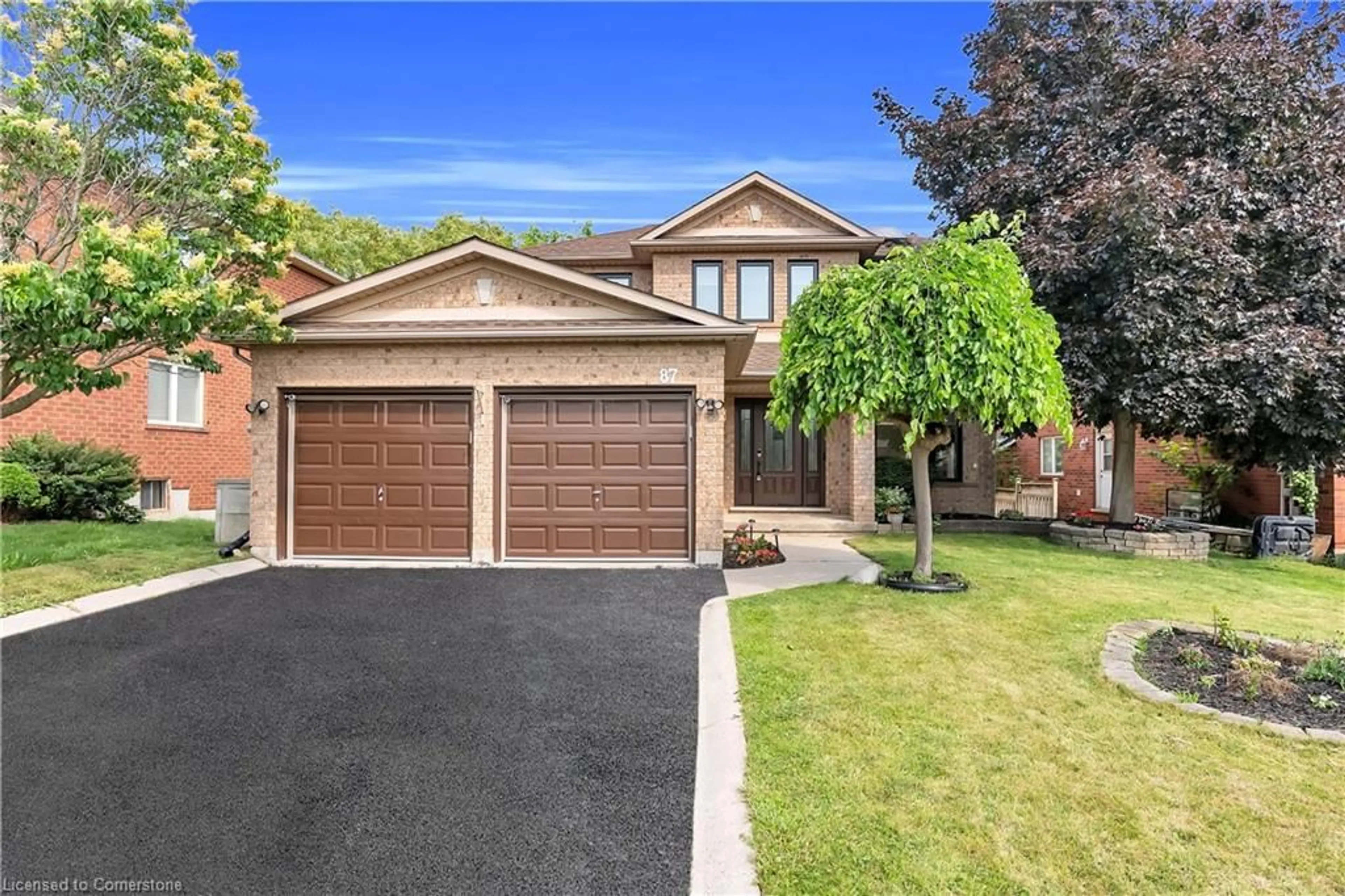Home with brick exterior material, street for 87 Spooner Cres, Cambridge Ontario N1T 1Y1