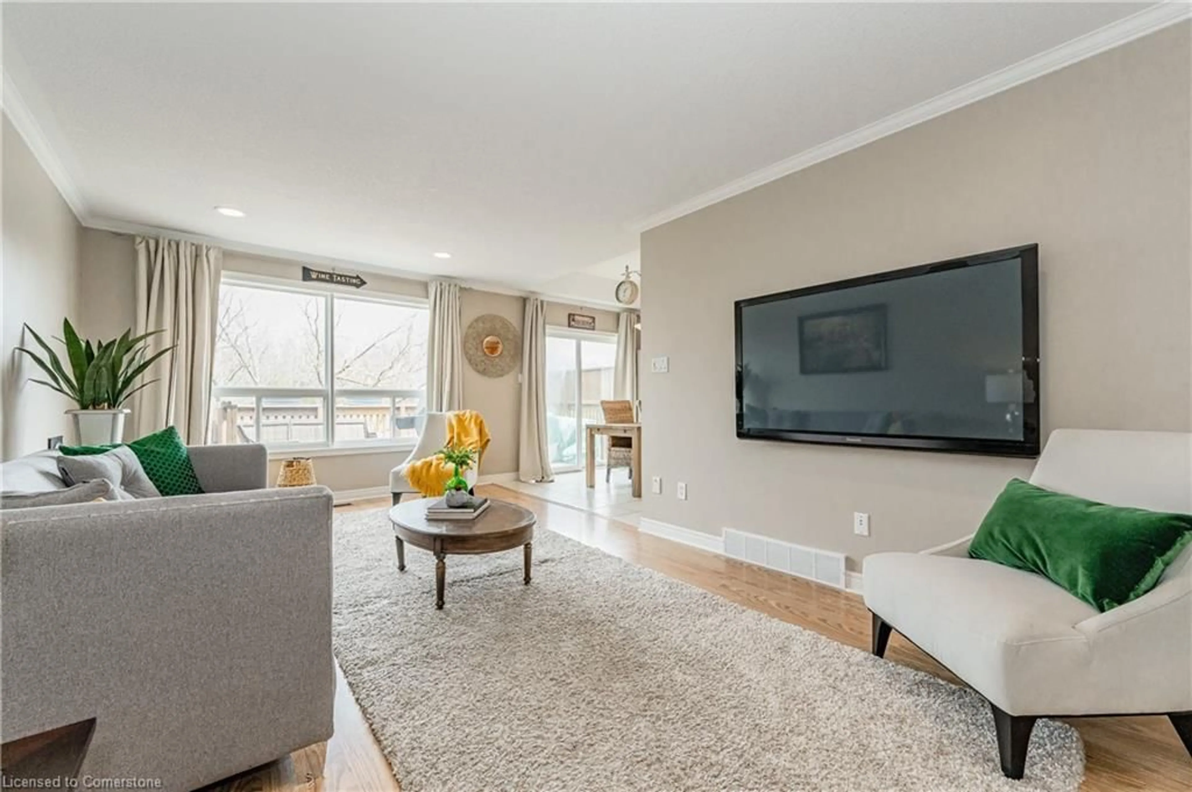Living room with furniture, unknown for 46 Fletcher Crt, Guelph Ontario N1E 7G8