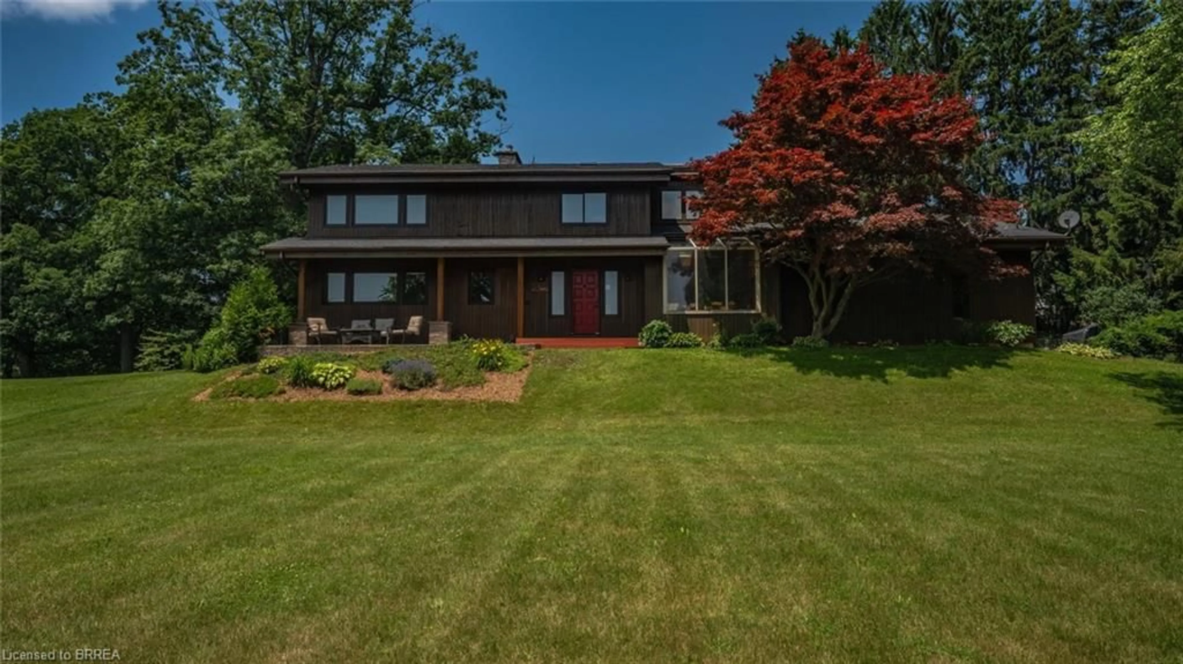 Home with brick exterior material, street for 457 German School Rd, Paris Ontario N3L 3E1