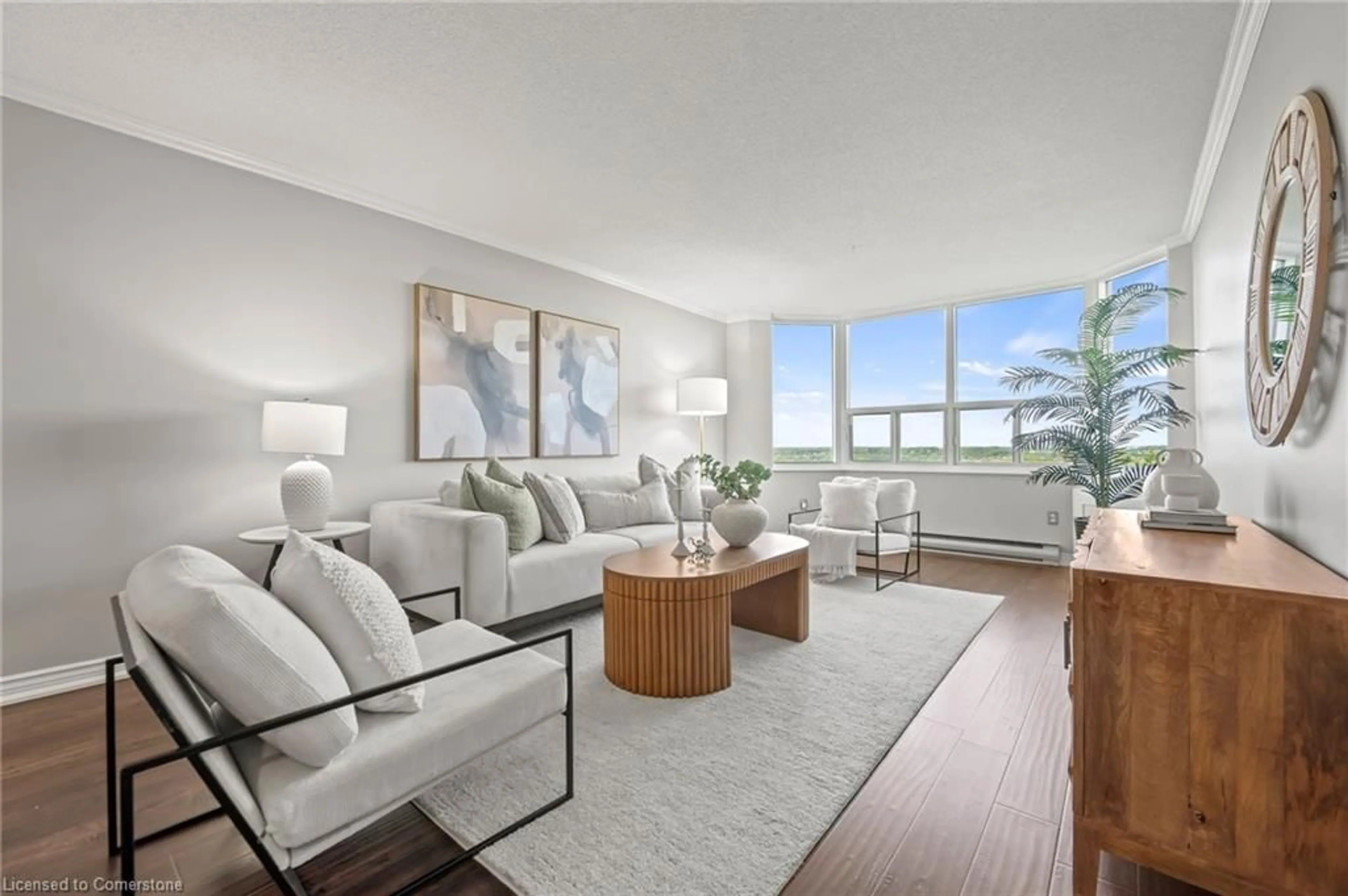 Living room with furniture, unknown for 55 Green Valley Dr #1701, Kitchener Ontario N2P 1Z6