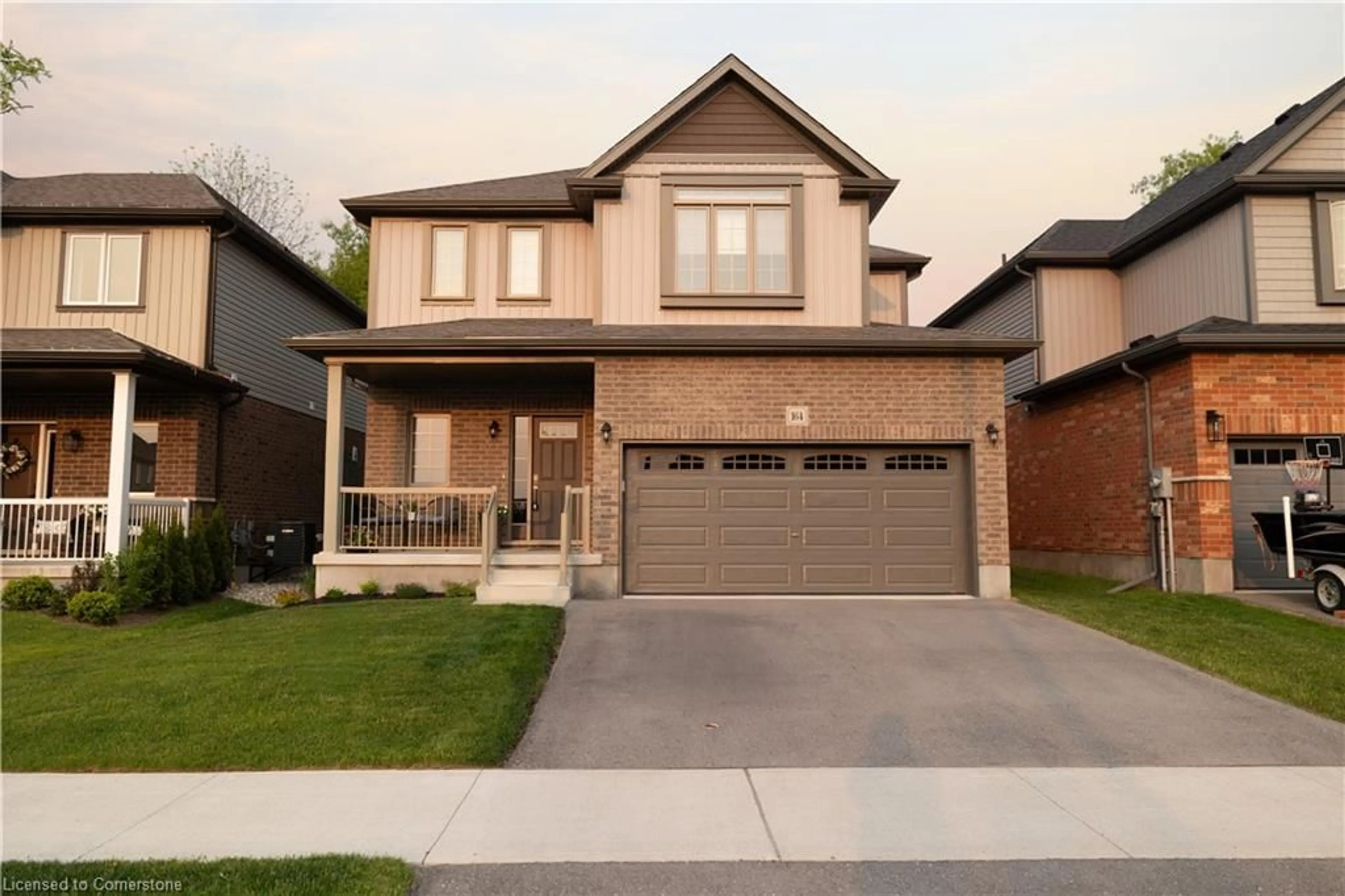 Home with brick exterior material, street for 164 Snyder Ave, Elmira Ontario N3B 0C9