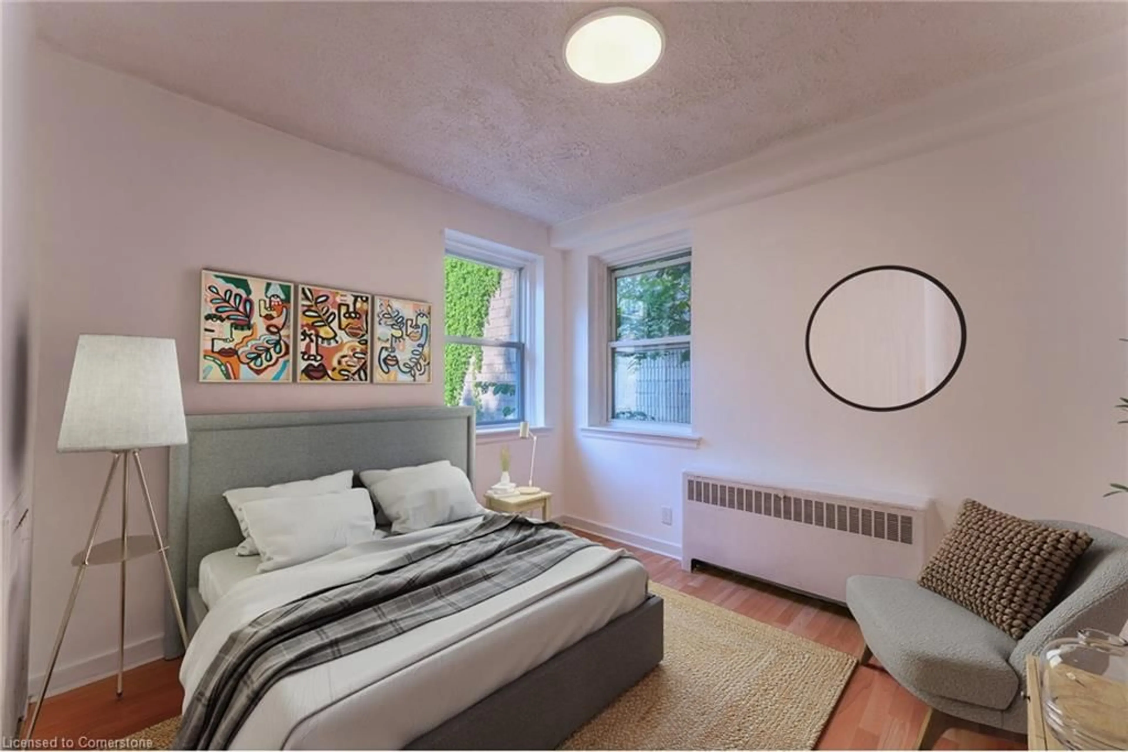 Bedroom with bed, unknown for 4 Robinson St #7, Hamilton Ontario L8P 1Y5