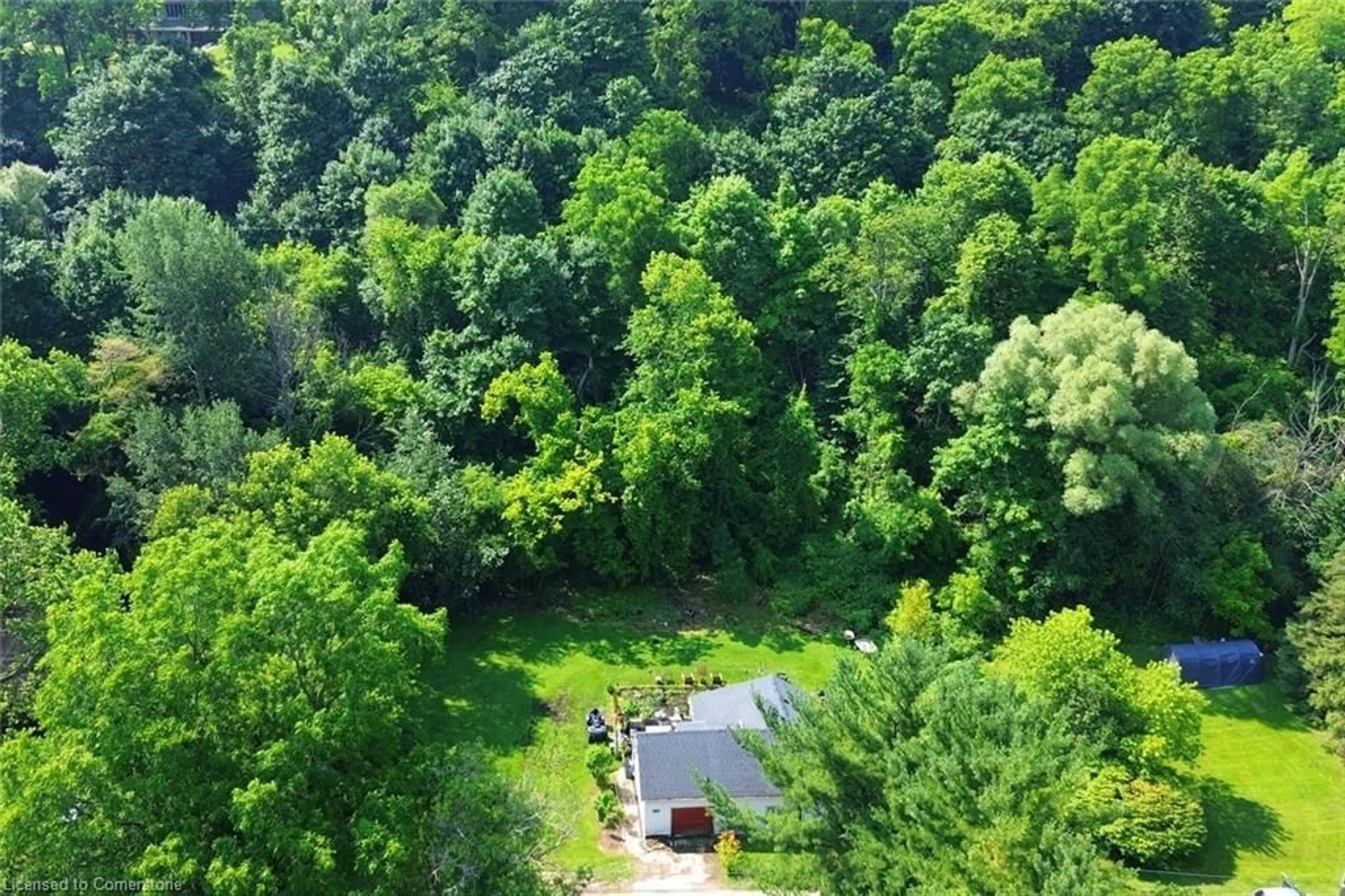 A pic from outside/outdoor area/front of a property/back of a property/a pic from drone, forest/trees view for 628 Mill St, Ancaster Ontario L9G 3G5