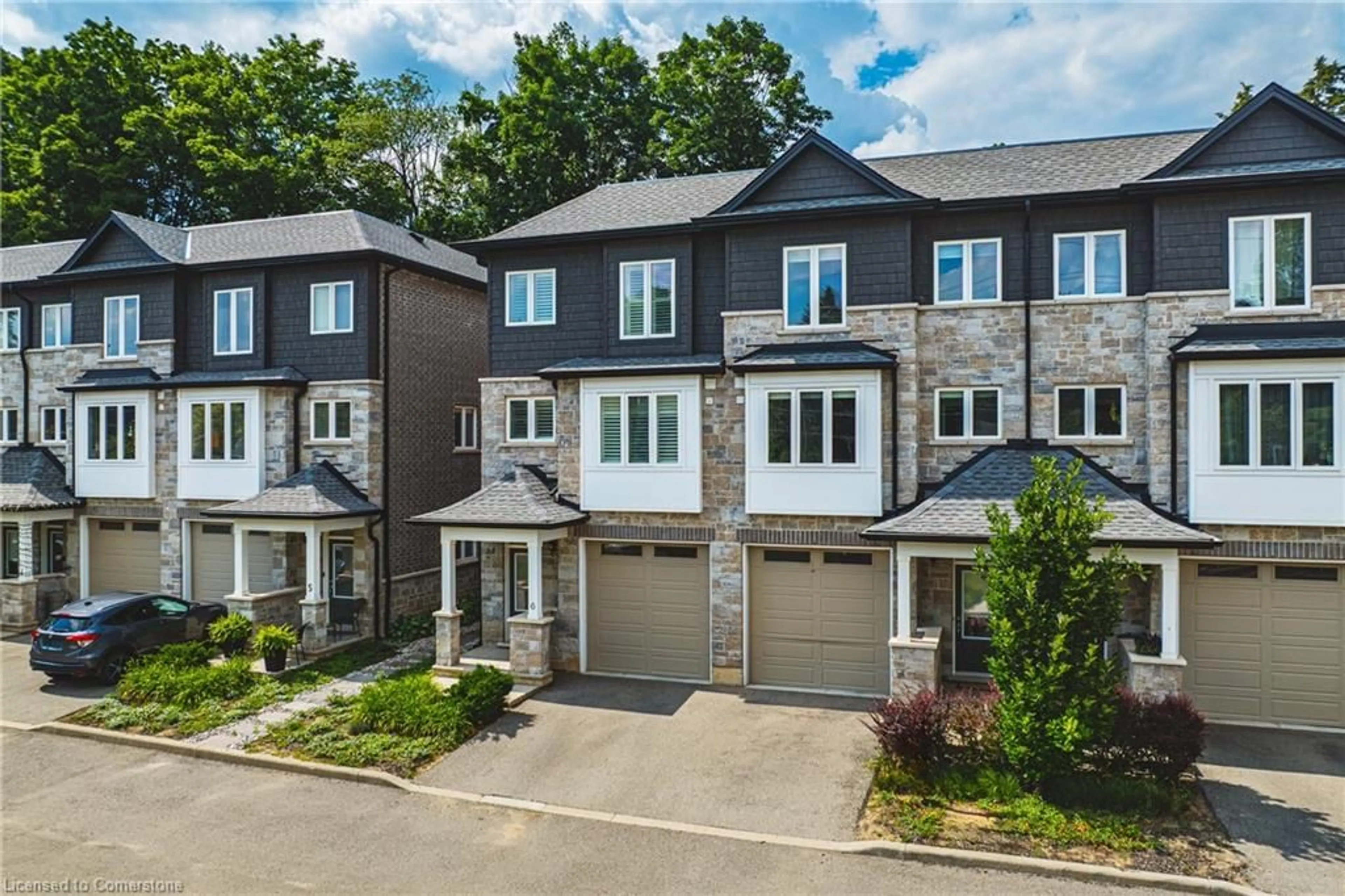 A pic from outside/outdoor area/front of a property/back of a property/a pic from drone, street for 111 Wilson Street East #6, Hamilton Ontario L9B 2G7