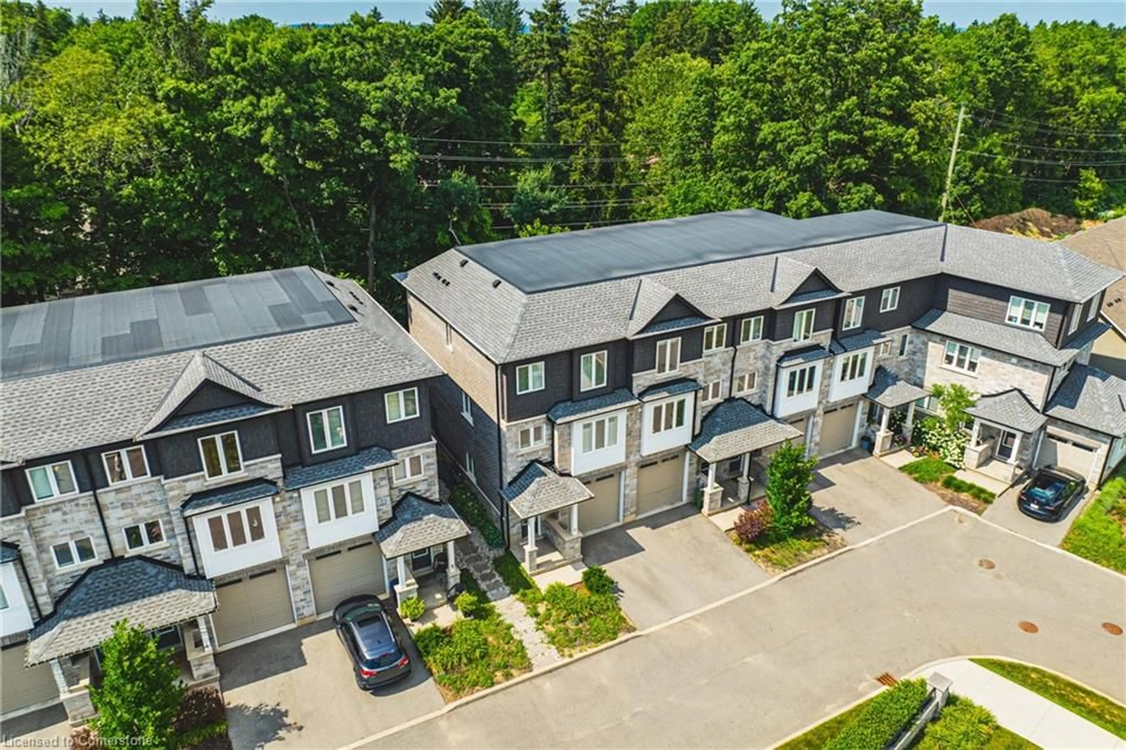 A pic from outside/outdoor area/front of a property/back of a property/a pic from drone, street for 111 Wilson Street East #6, Hamilton Ontario L9B 2G7