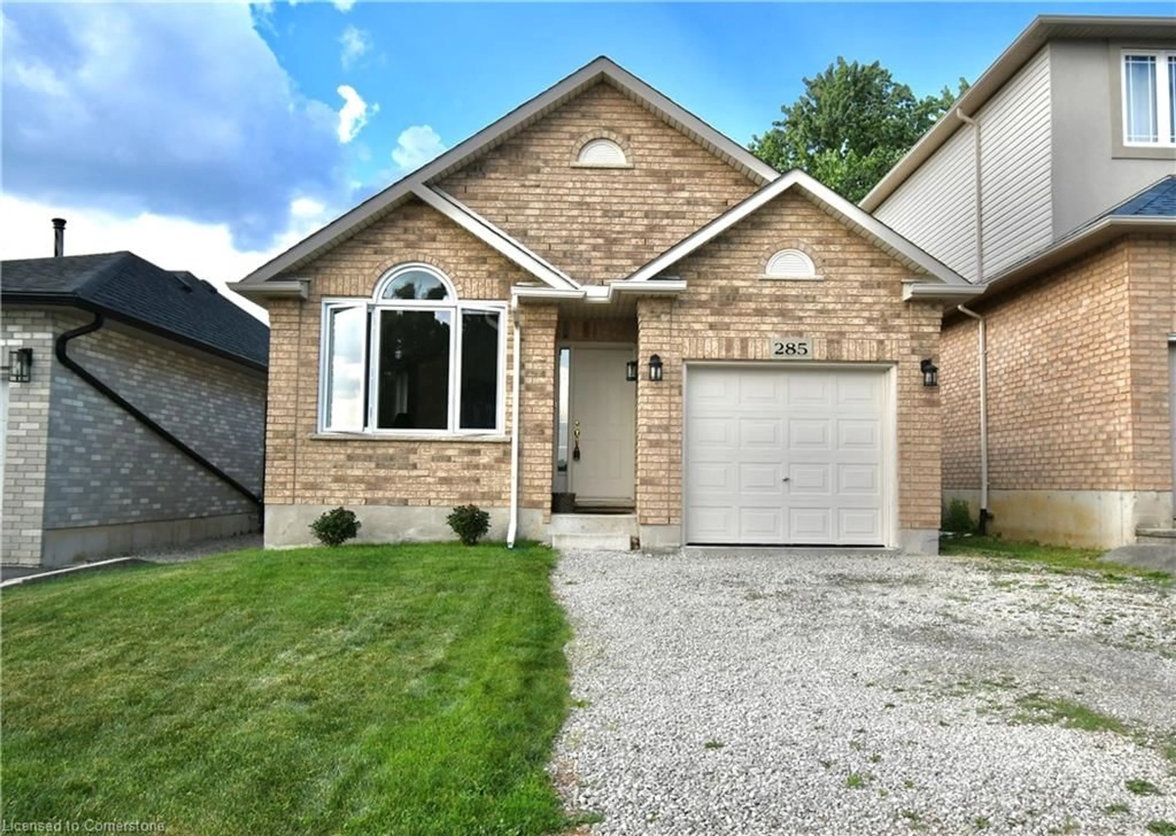 Home with brick exterior material, street for 285 Acadia Dr, Hamilton Ontario L8W 3L1