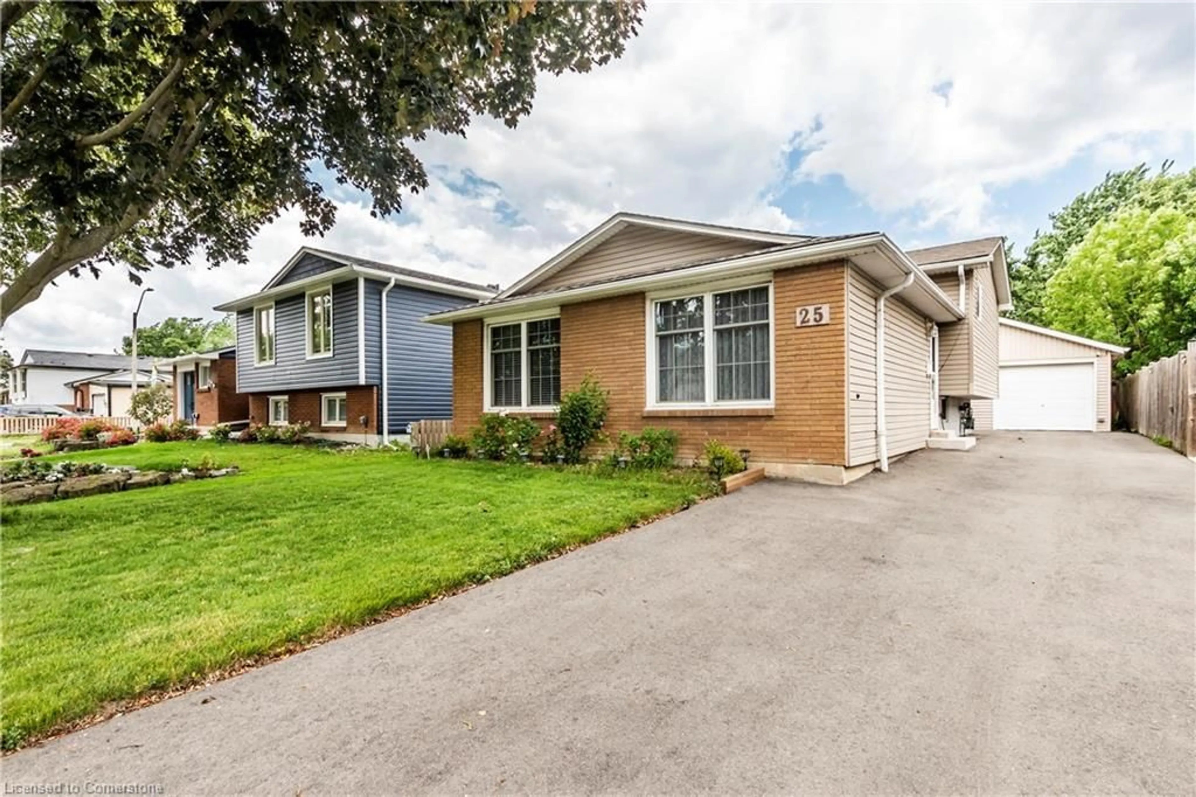Home with vinyl exterior material, street for 25 Behan St, Hamilton Ontario L8T 4N5