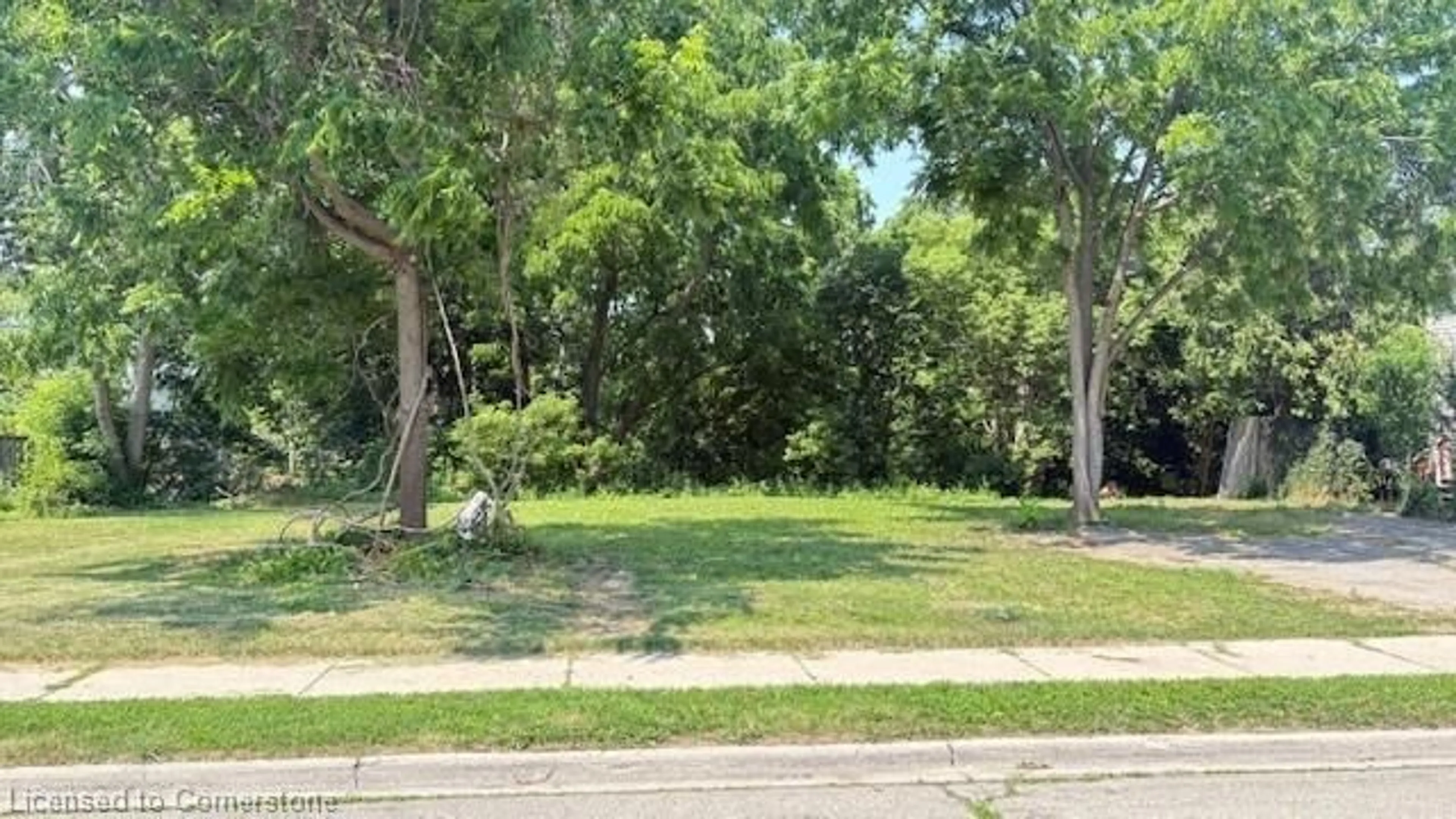 A pic from outside/outdoor area/front of a property/back of a property/a pic from drone, forest/trees view for 15 Robinson St, Grimsby Ontario L3M 3C8