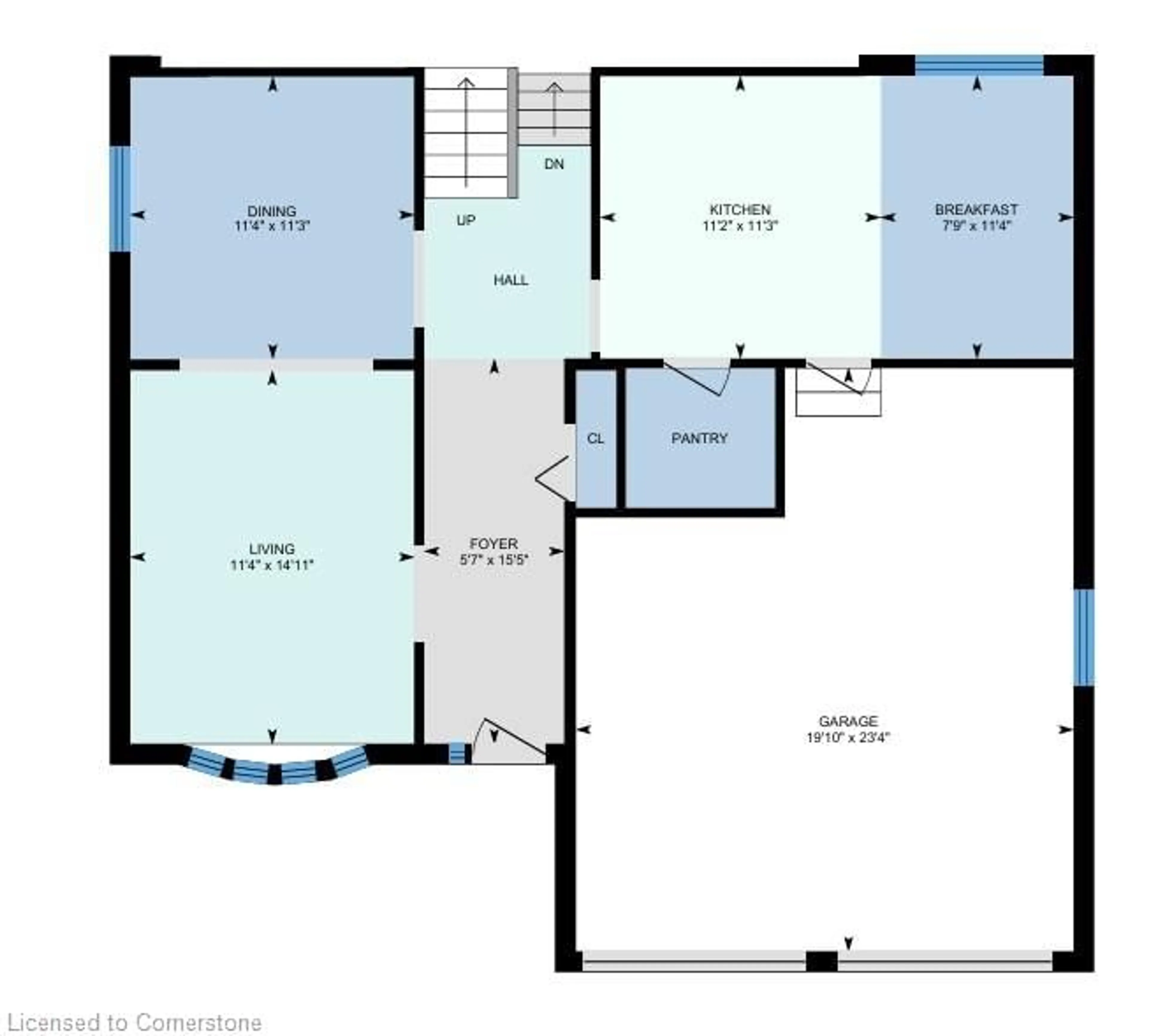 Floor plan for 11 Ronald Rd, Cambridge Ontario N1S 4N2