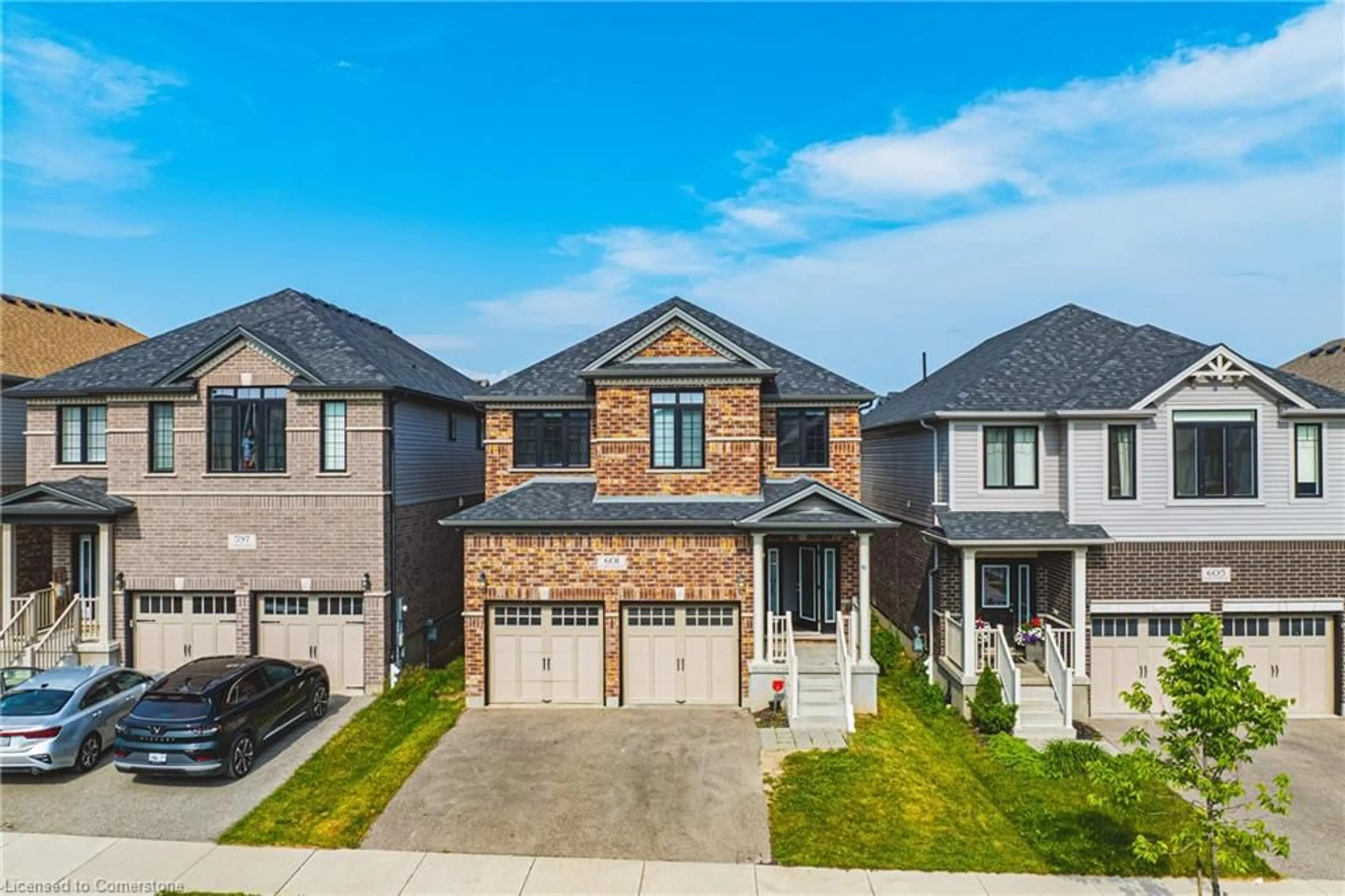 A pic from outside/outdoor area/front of a property/back of a property/a pic from drone, street for 601 Florencedale Crescent Cres, Kitchener Ontario N2R 0N4