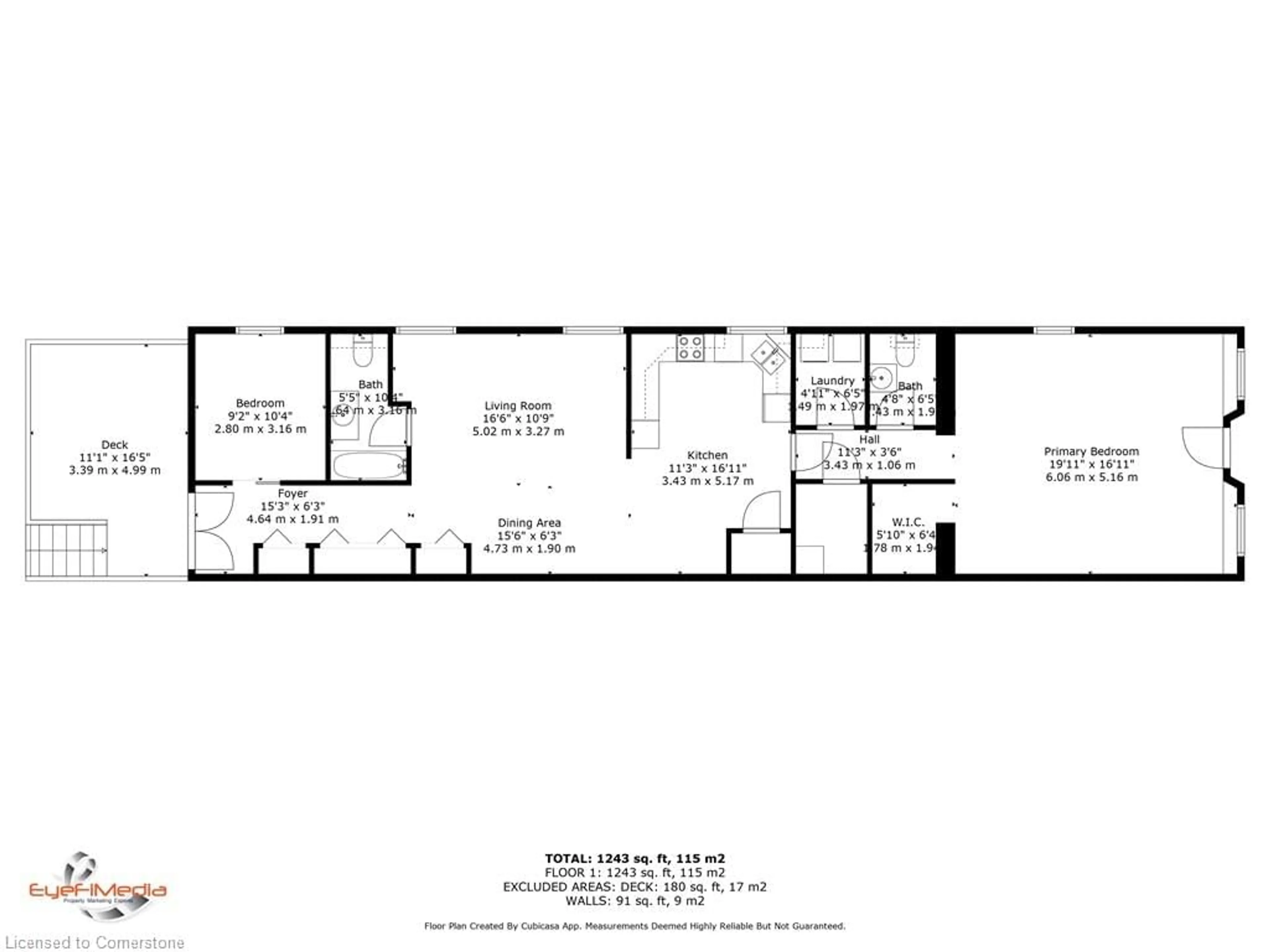 Floor plan for 1206 Queen's Bush Rd, Wellesley Ontario N0B 2T0