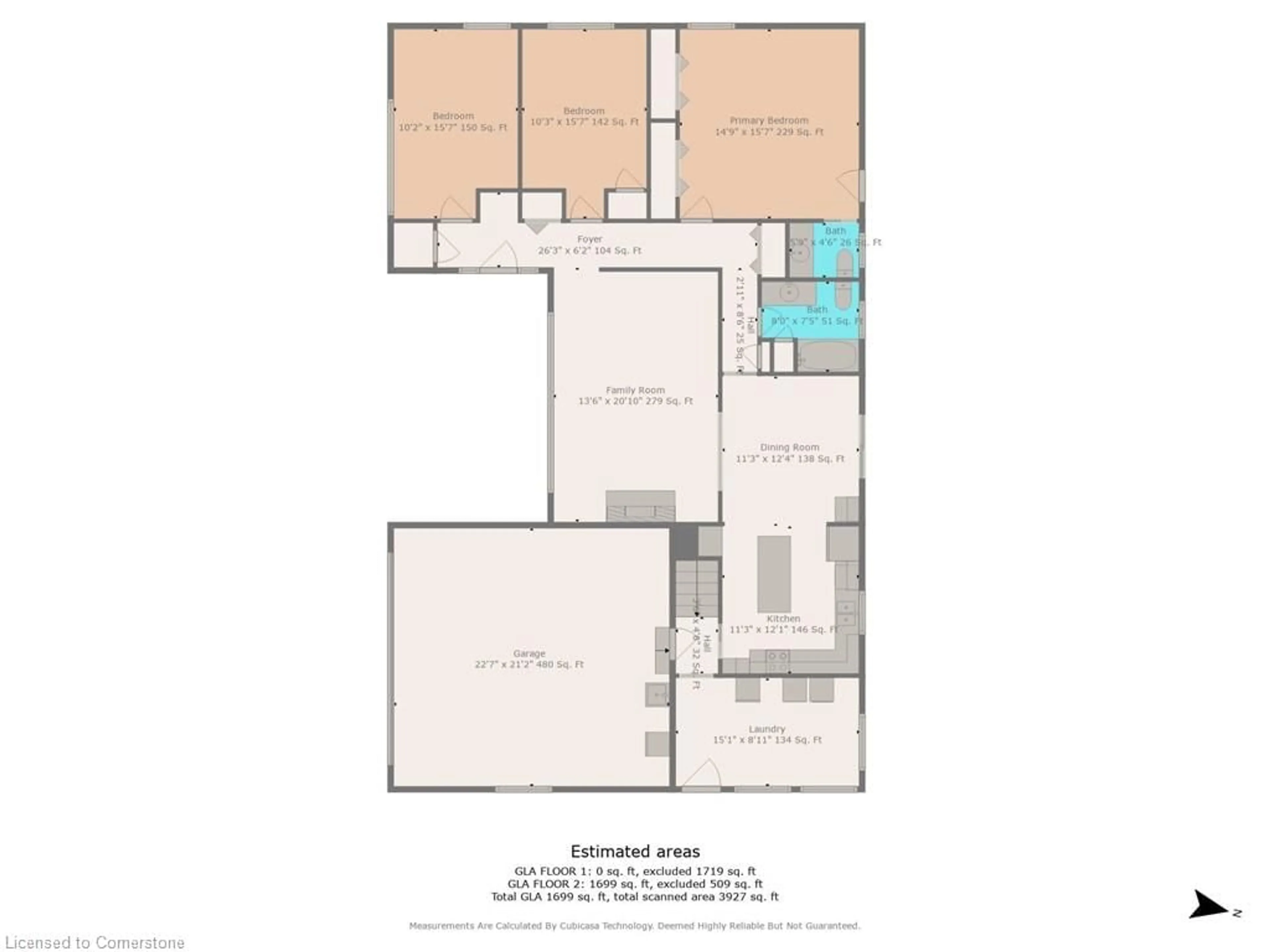 Floor plan for 61 East Church St, Waterford Ontario N0E 1Y0