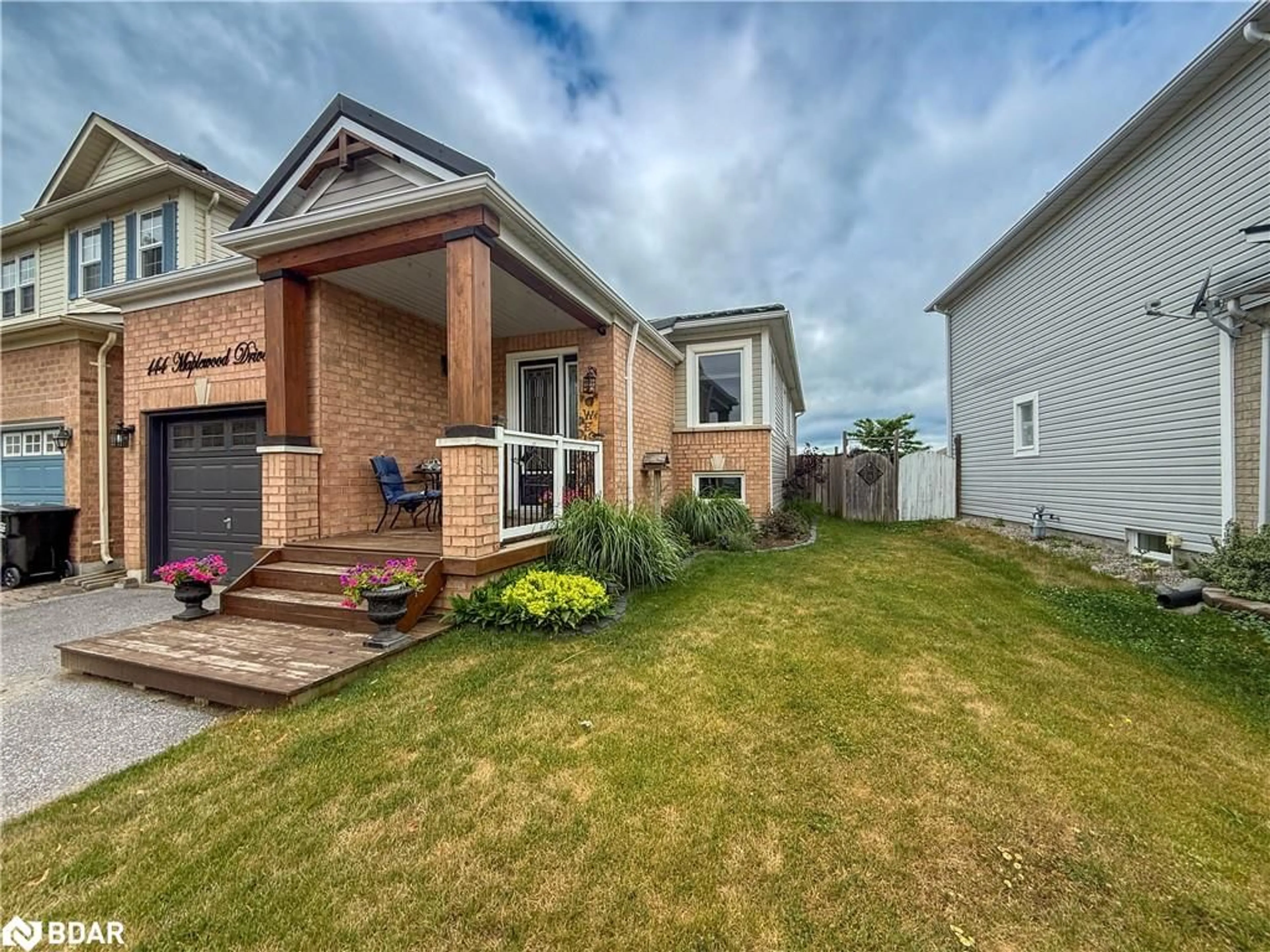 Home with brick exterior material, street for 144 Maplewood Dr, Angus Ontario L0M 1B4
