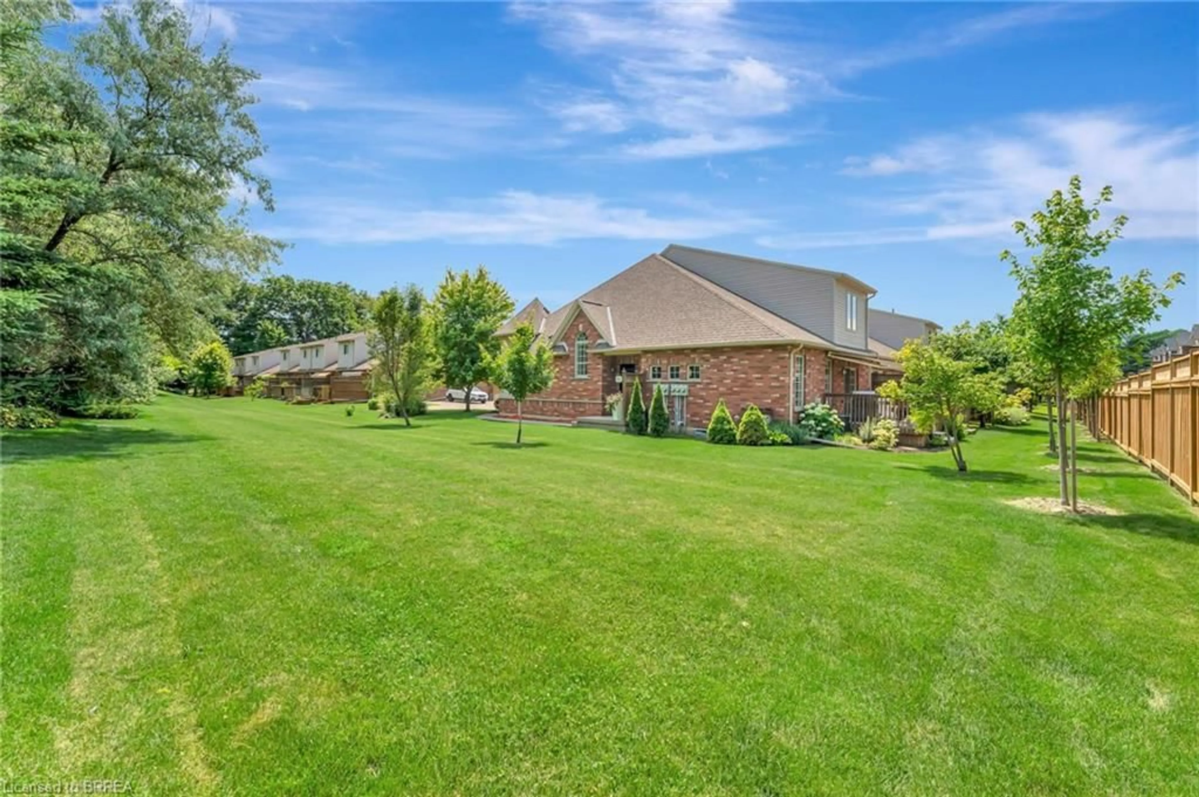 A pic from outside/outdoor area/front of a property/back of a property/a pic from drone, water/lake/river/ocean view for 655 Park Rd North #30, Brantford Ontario N3R 0A2