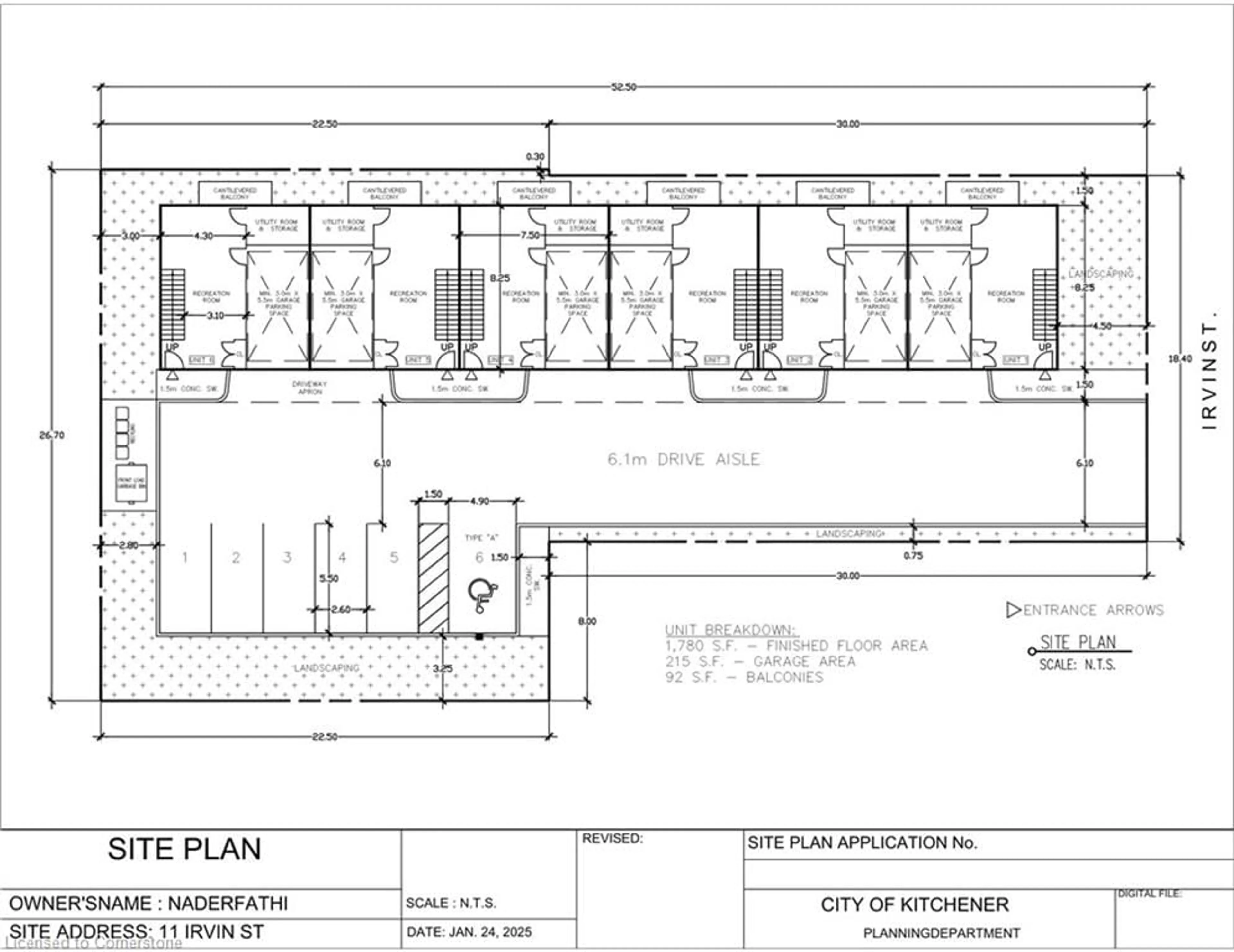 Floor plan for 11 Irvin St, Kitchener Ontario N2H 1K6