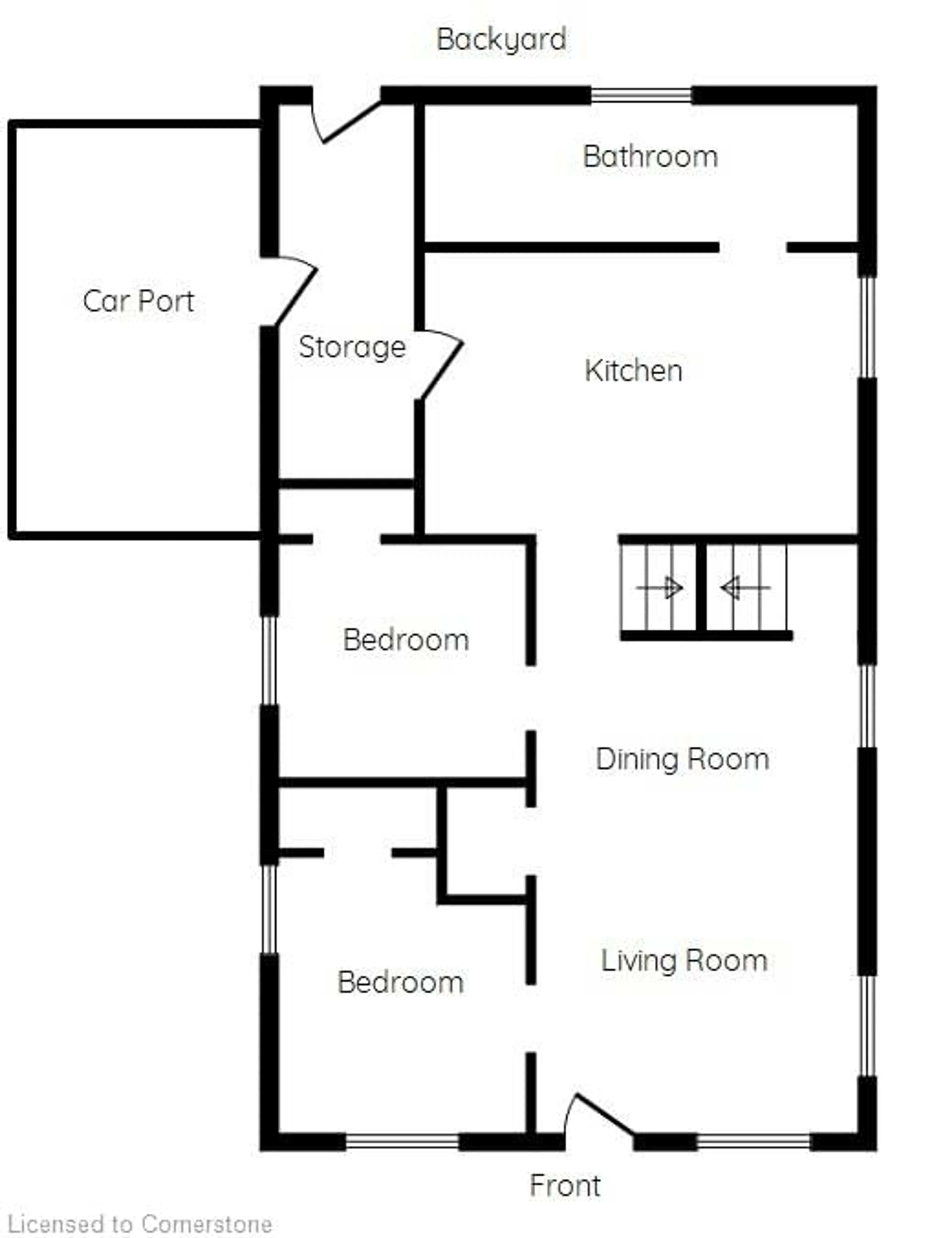 Floor plan for 449 Mary St, Hamilton Ontario L8L 4X1