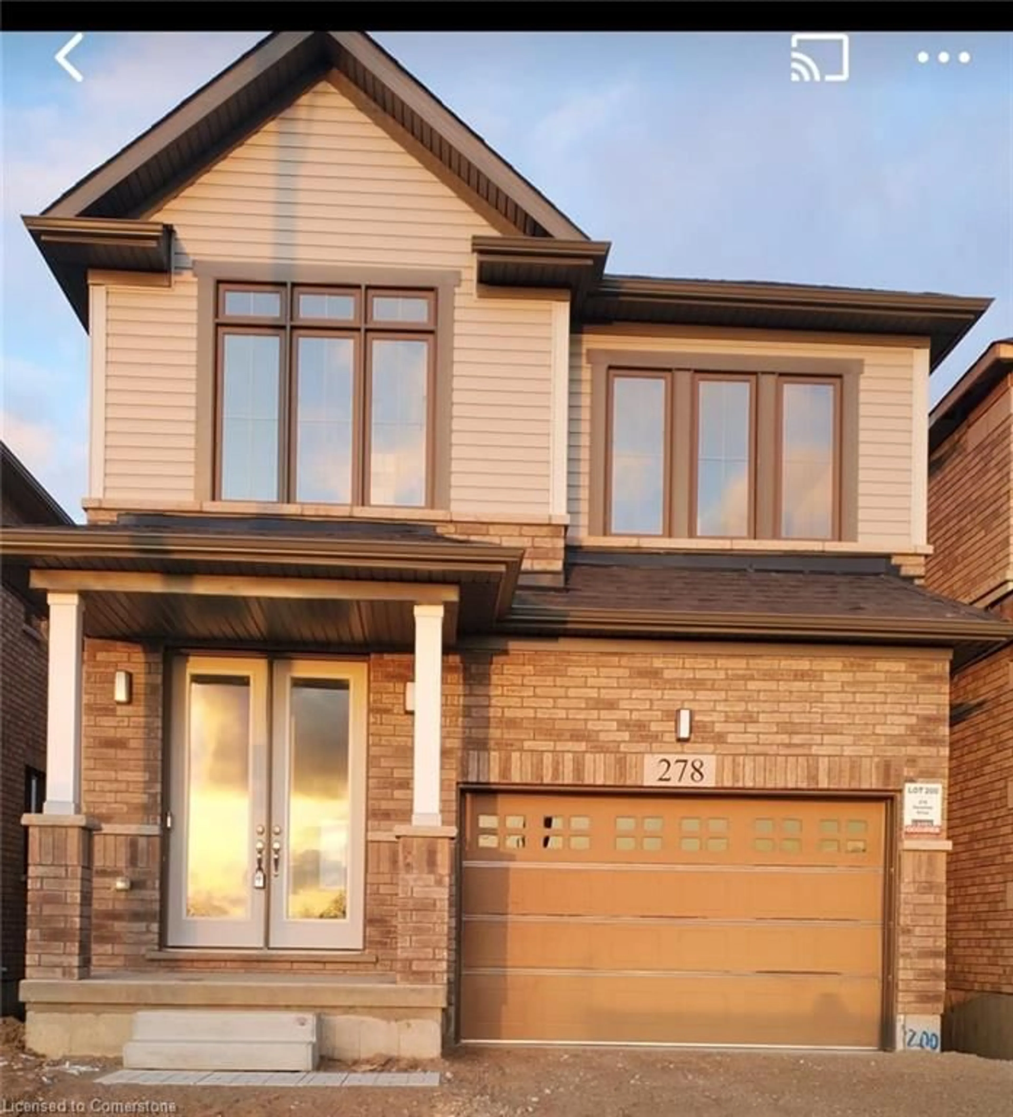 Home with brick exterior material, street for 278 Newman Dr, Cambridge Ontario N1S 0E1