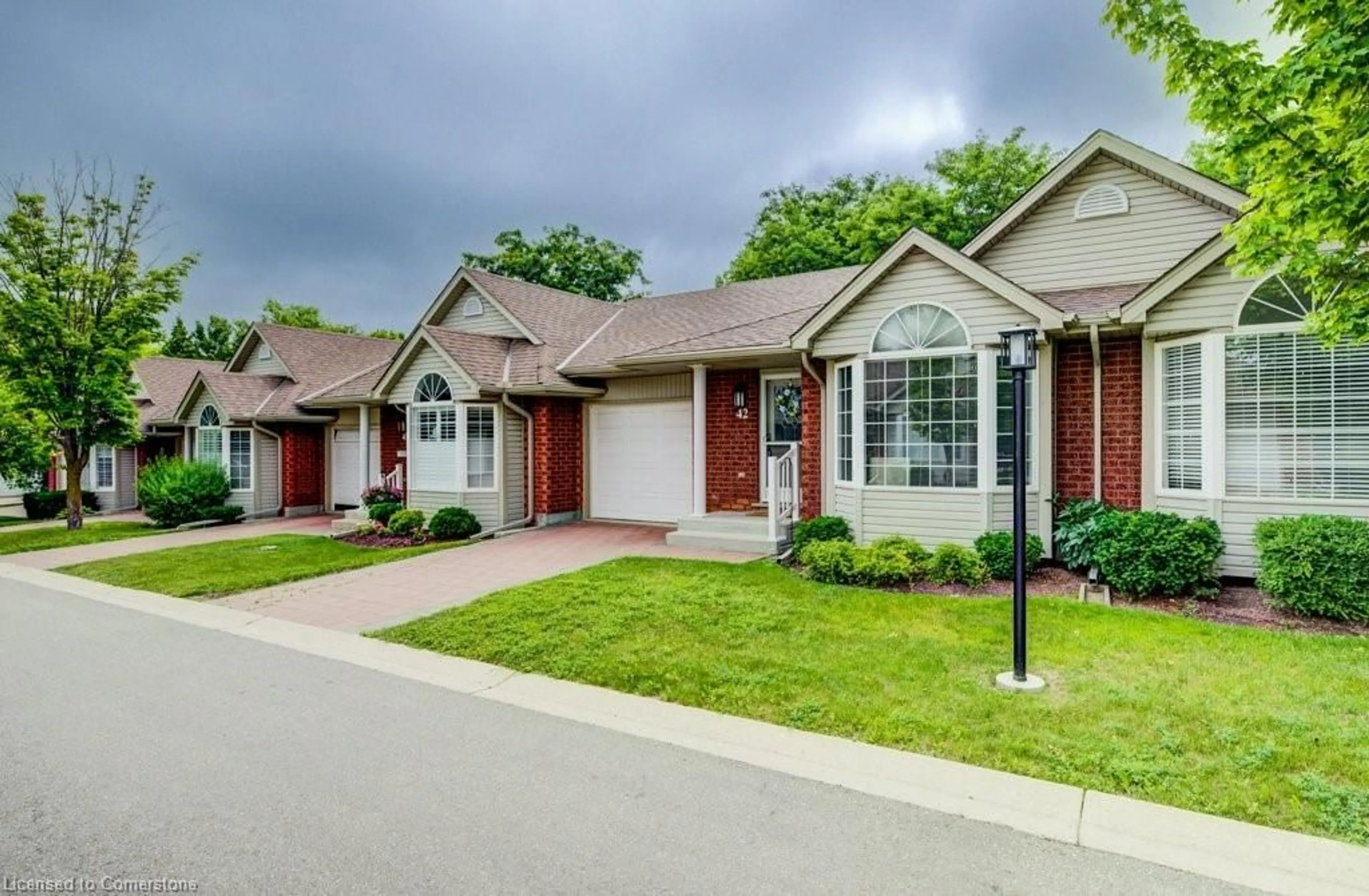 Home with brick exterior material, street for 360 Erbsville Rd #42, Waterloo Ontario N2T 2W3