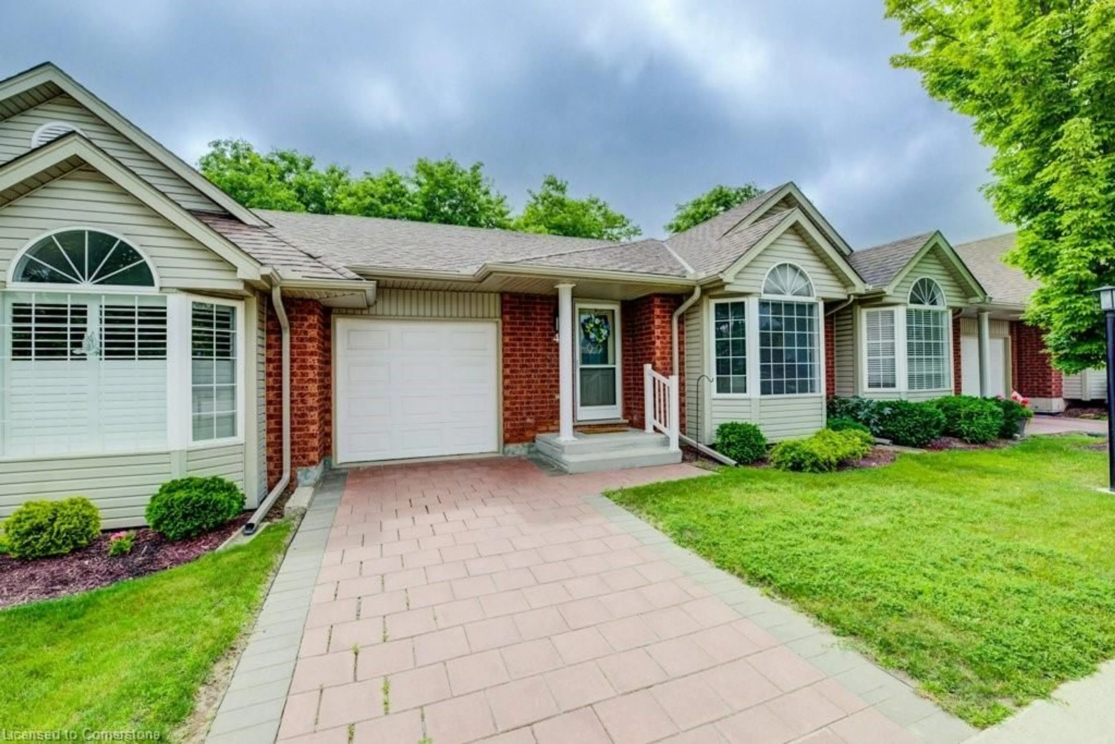 Home with brick exterior material, street for 360 Erbsville Rd #42, Waterloo Ontario N2T 2W3
