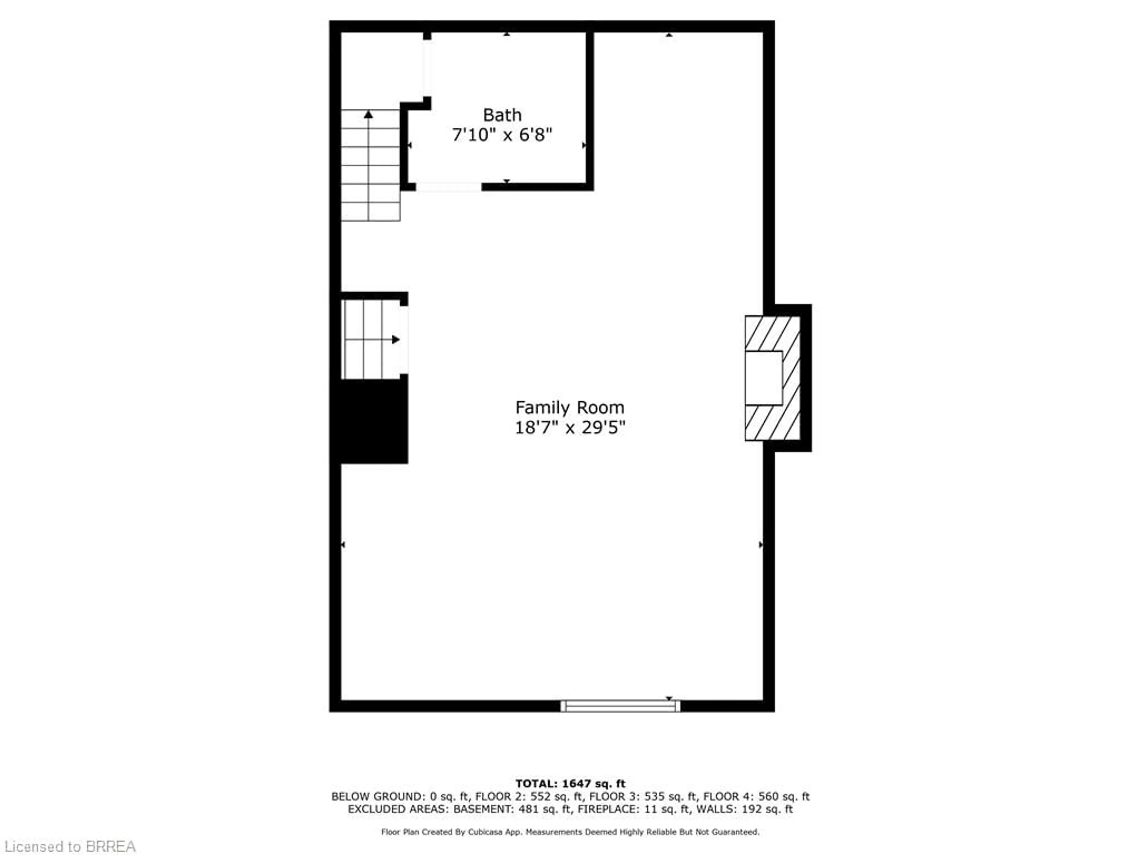 Floor plan for 18 Clover Crt, Paris Ontario N3L 3M7