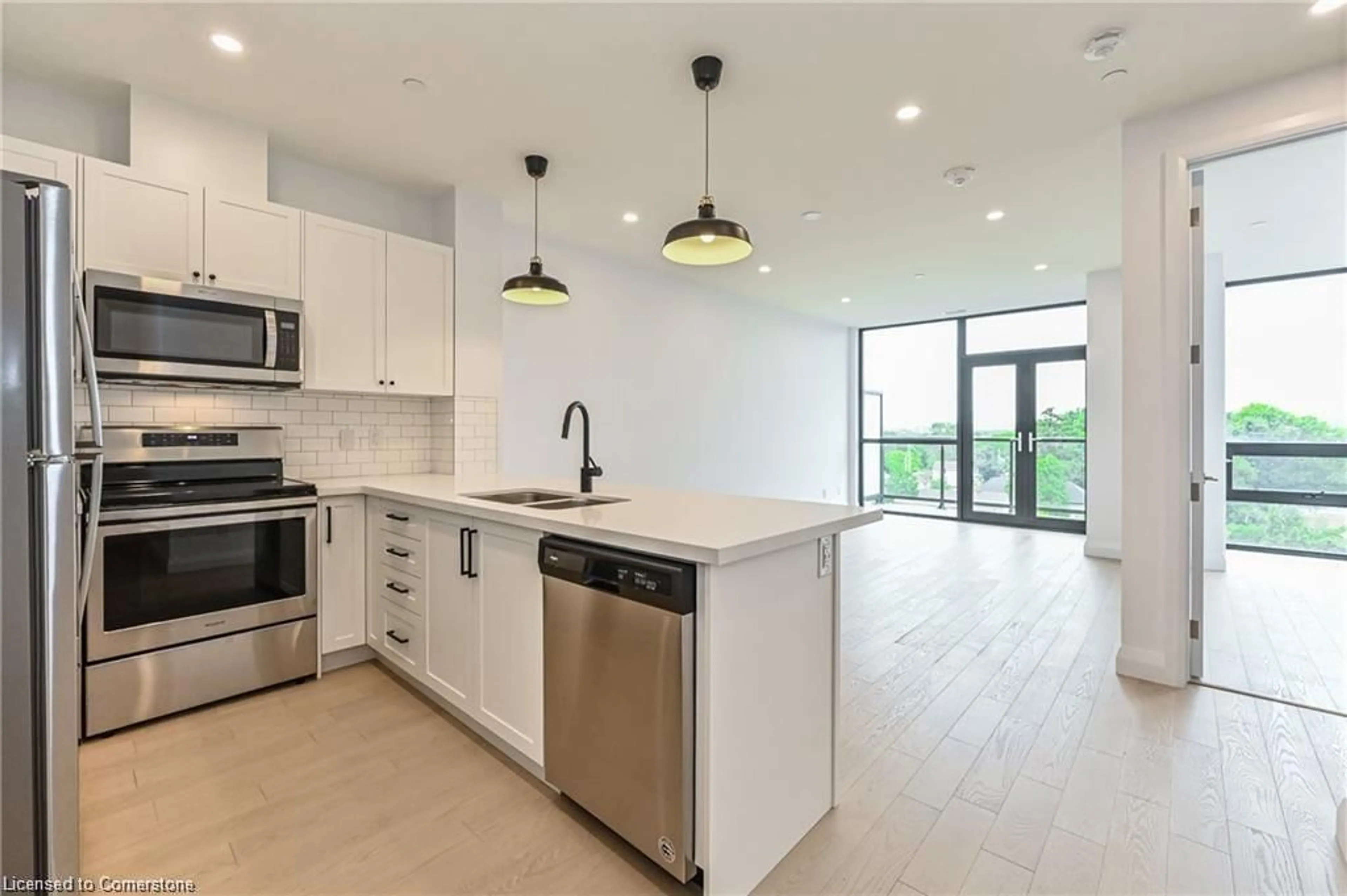 Open concept kitchen, unknown for 101 Locke St #507, Hamilton Ontario L8P 4A6