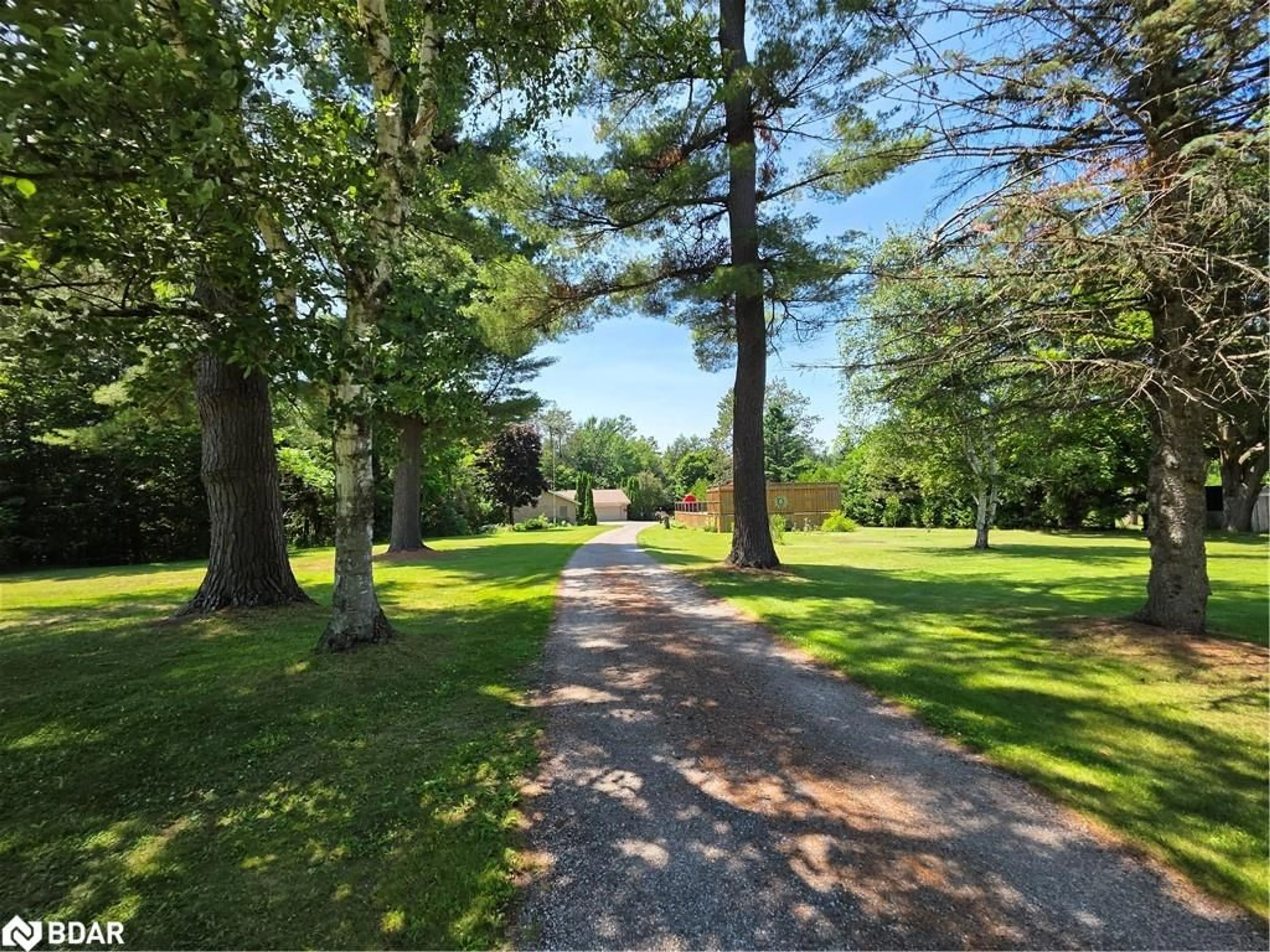 A pic from outside/outdoor area/front of a property/back of a property/a pic from drone, forest/trees view for 7190 93 Hwy, Tiny Ontario L0K 2E1