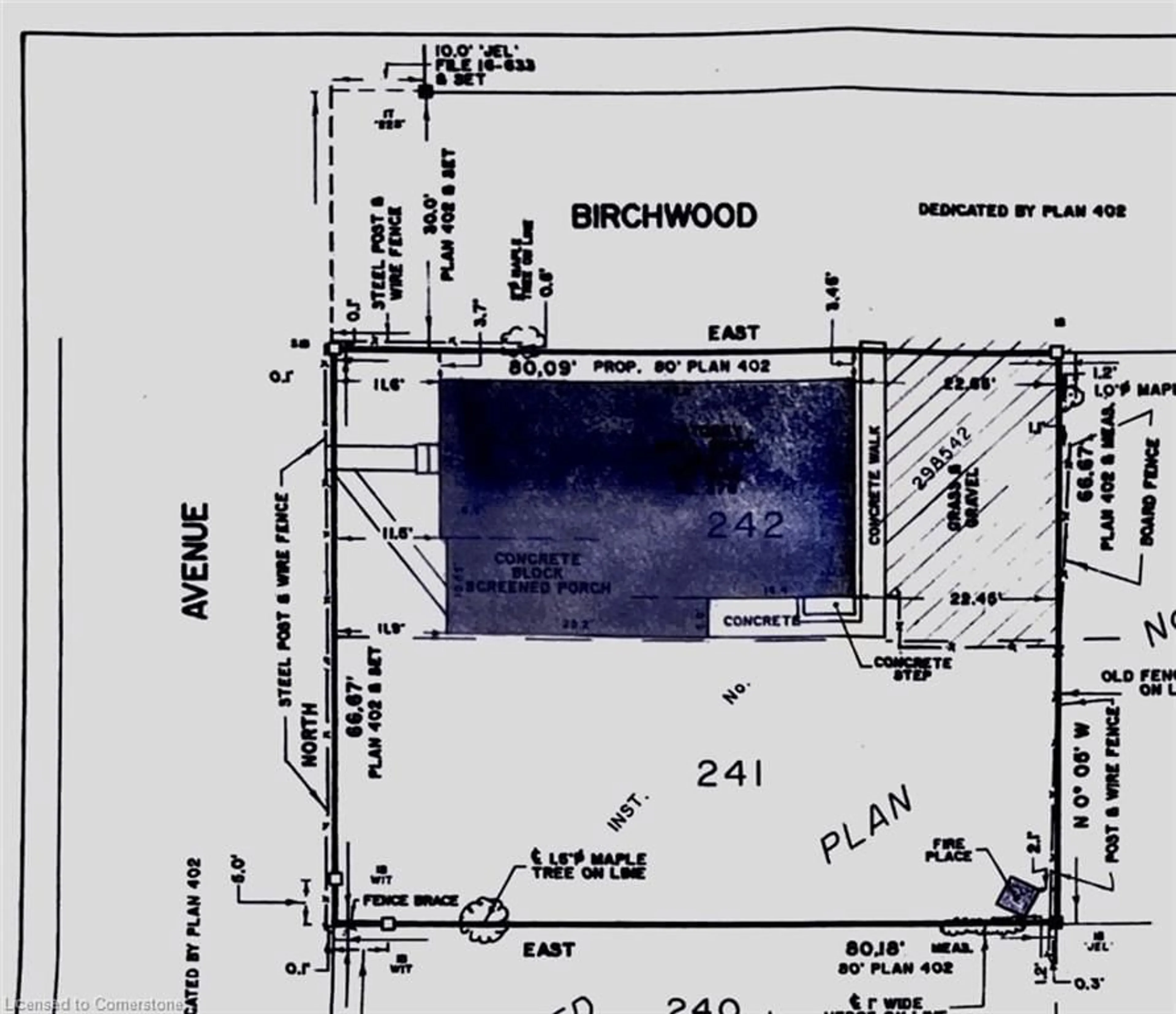 Picture of a map for 376 Oakwood Ave, Crystal Beach Ontario L0S 1B0