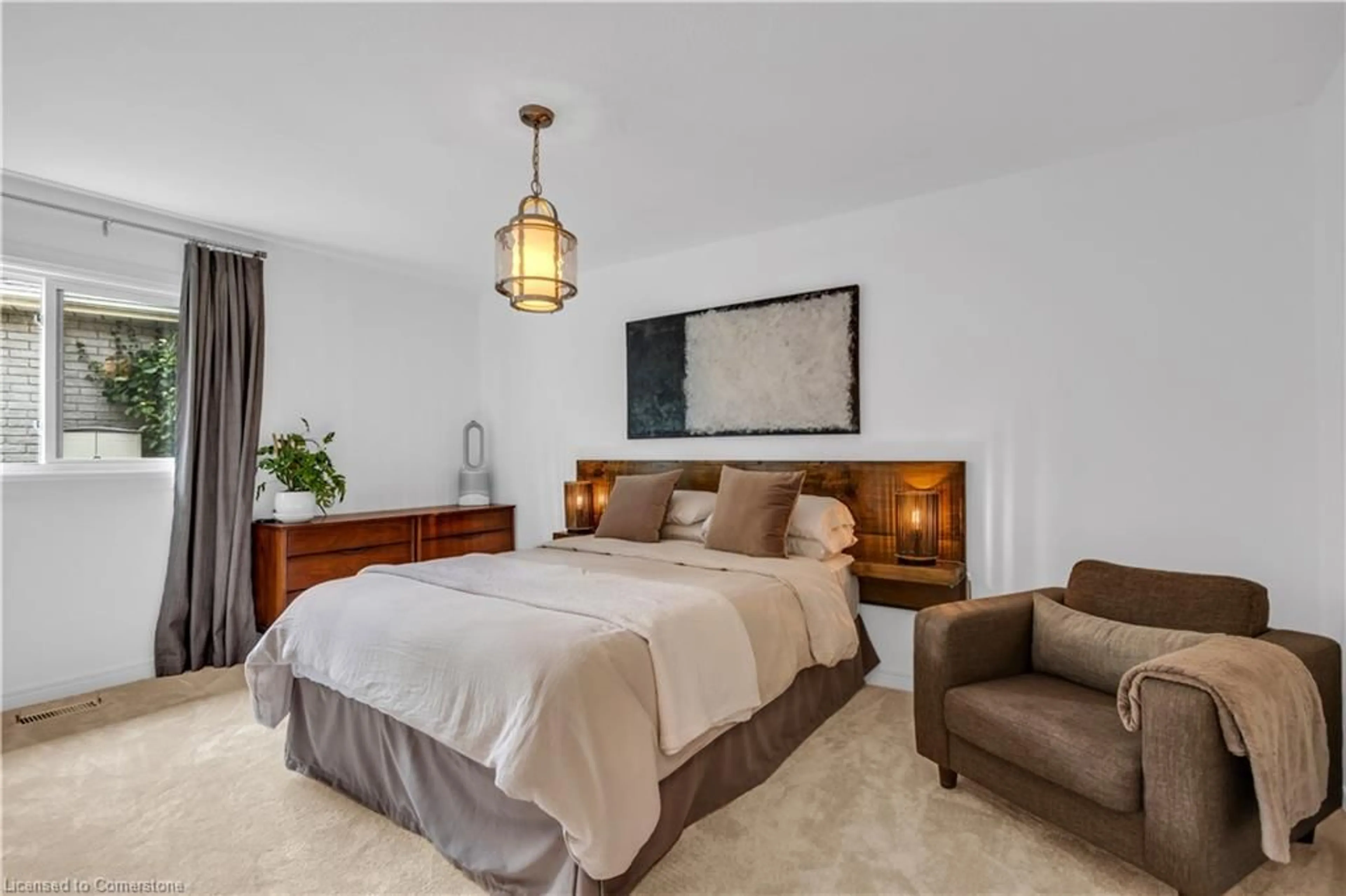 Bedroom with bed, unknown for 12 Oliver Crt, Brantford Ontario N3T 6N6