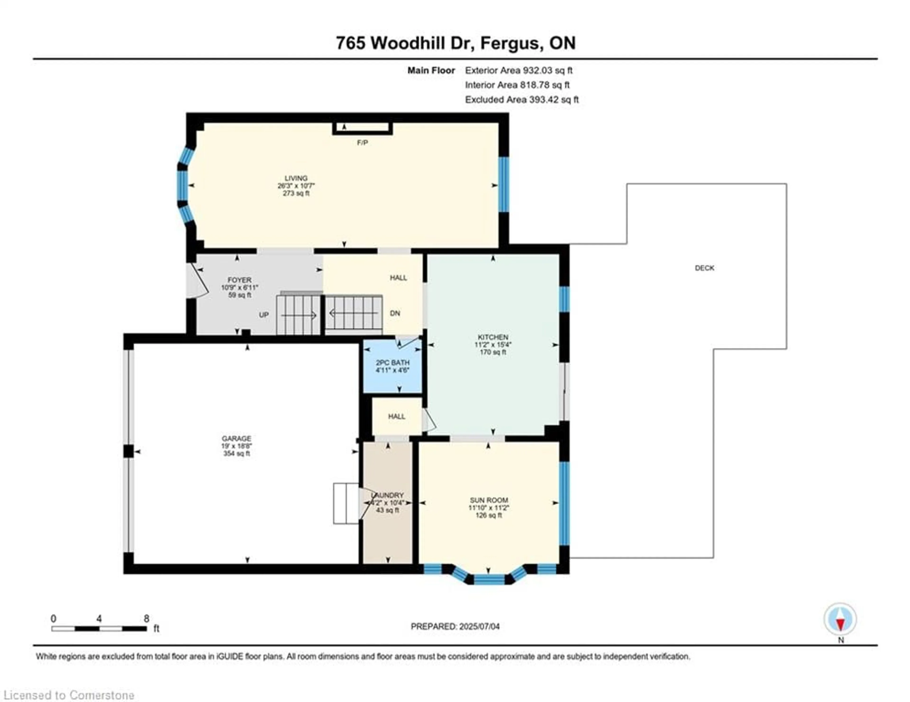 Floor plan for 765 Woodhill Dr, Fergus Ontario N1M 3N2