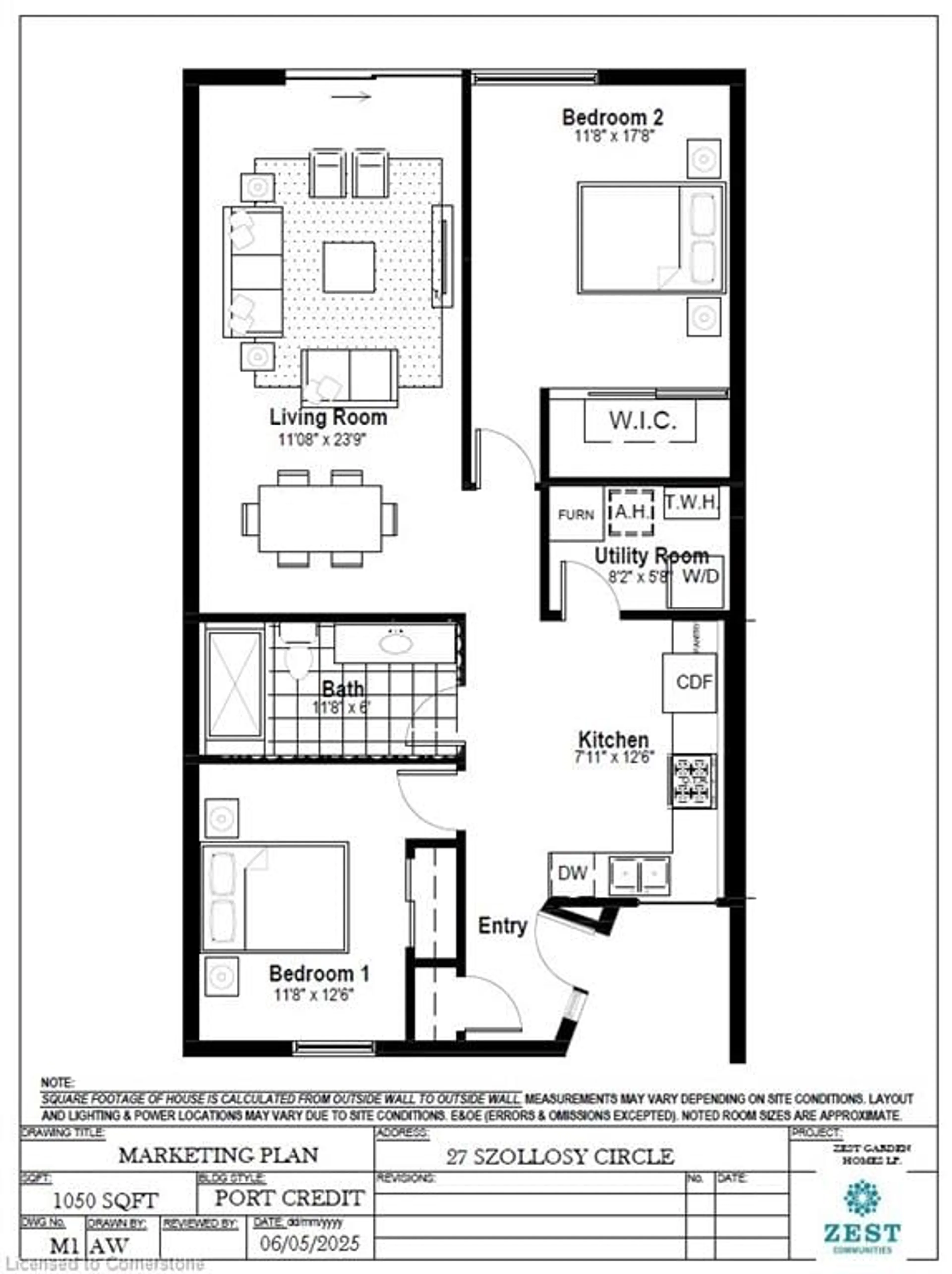 Floor plan for 27 Szollosy Cir, Hamilton Ontario L9B 1T8