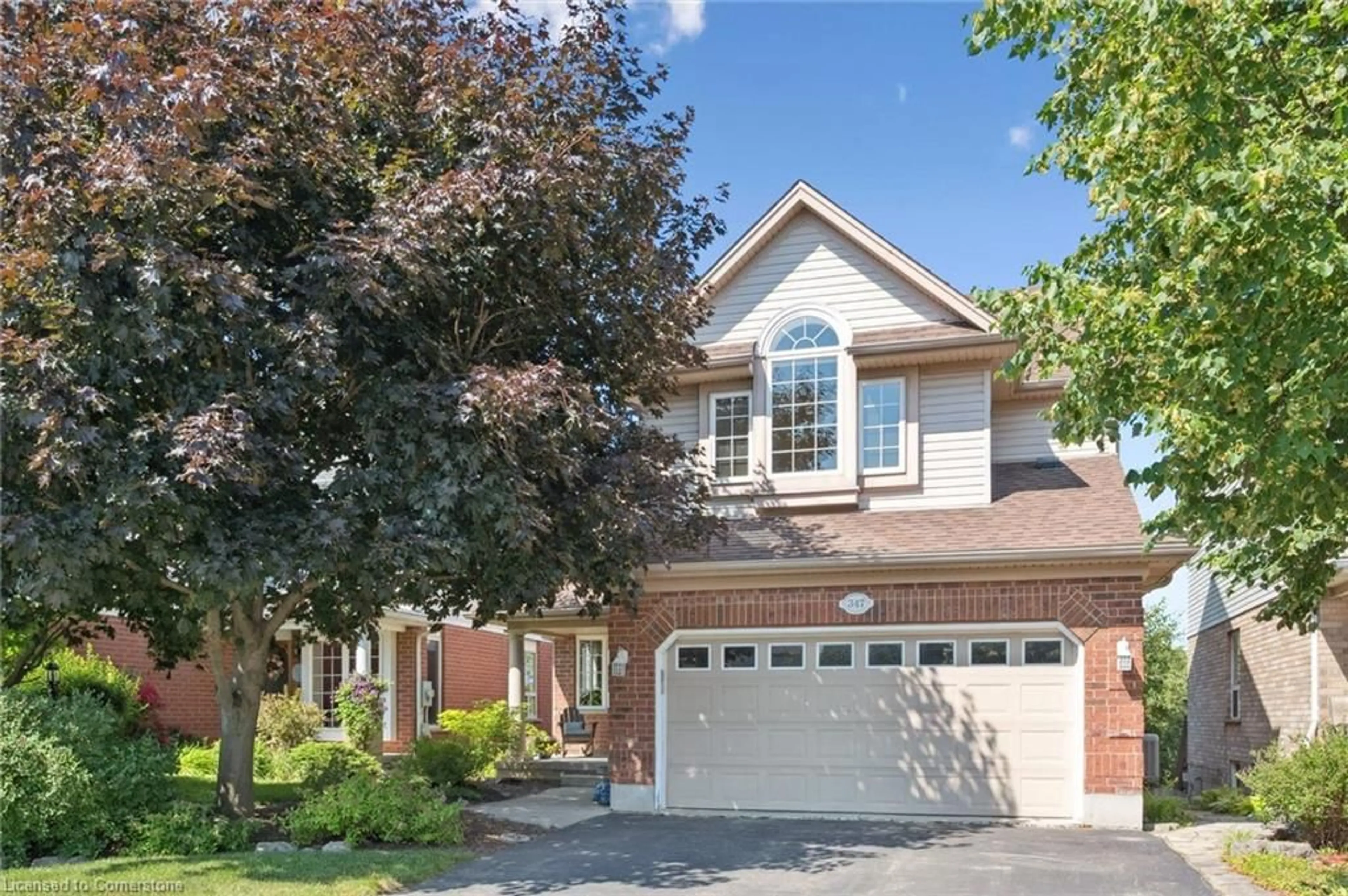 Home with brick exterior material, street for 347 Starwood Dr, Guelph Ontario N1E 7A1