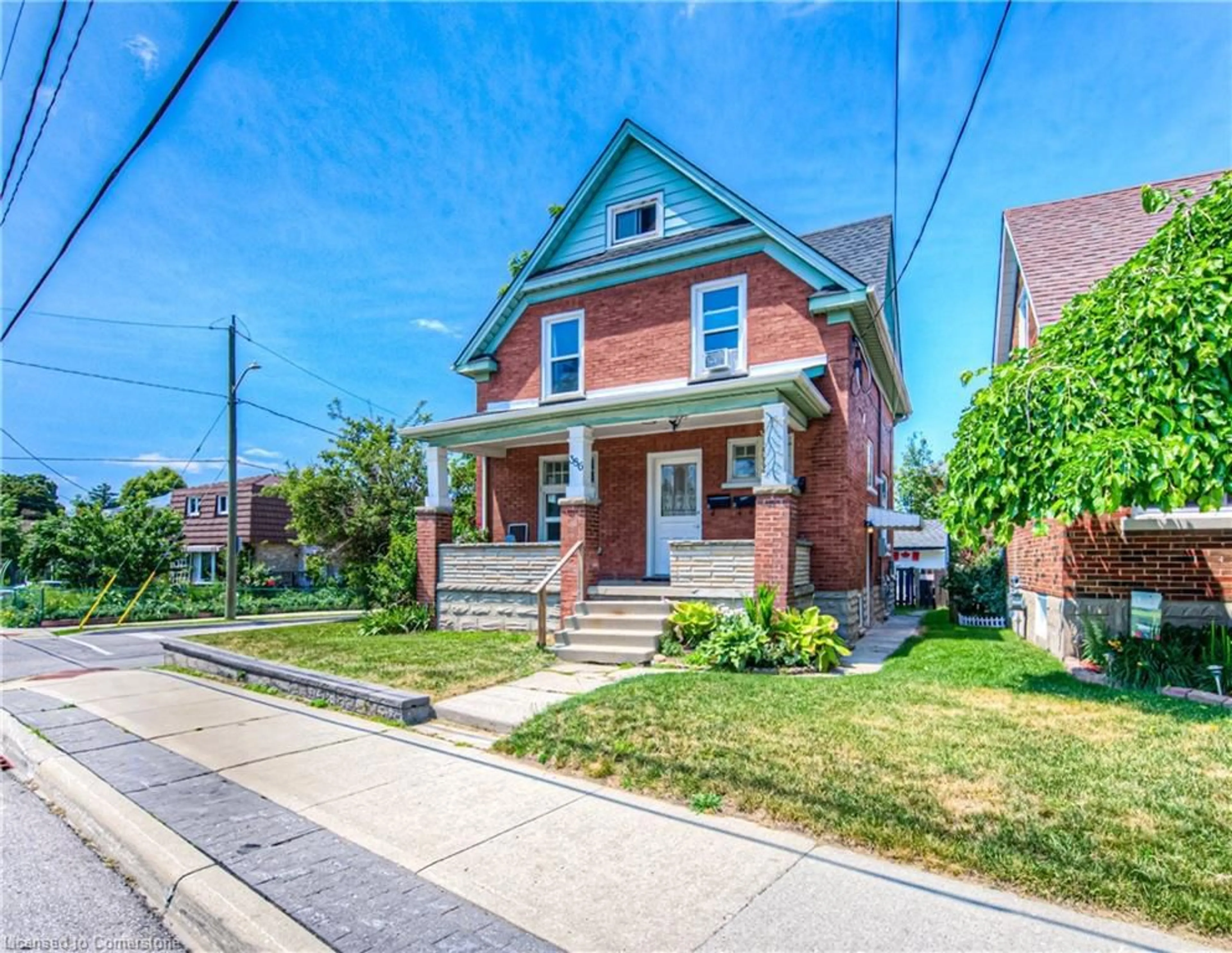 Home with brick exterior material, street for 386 Guelph St, Kitchener Ontario N2H 5X7