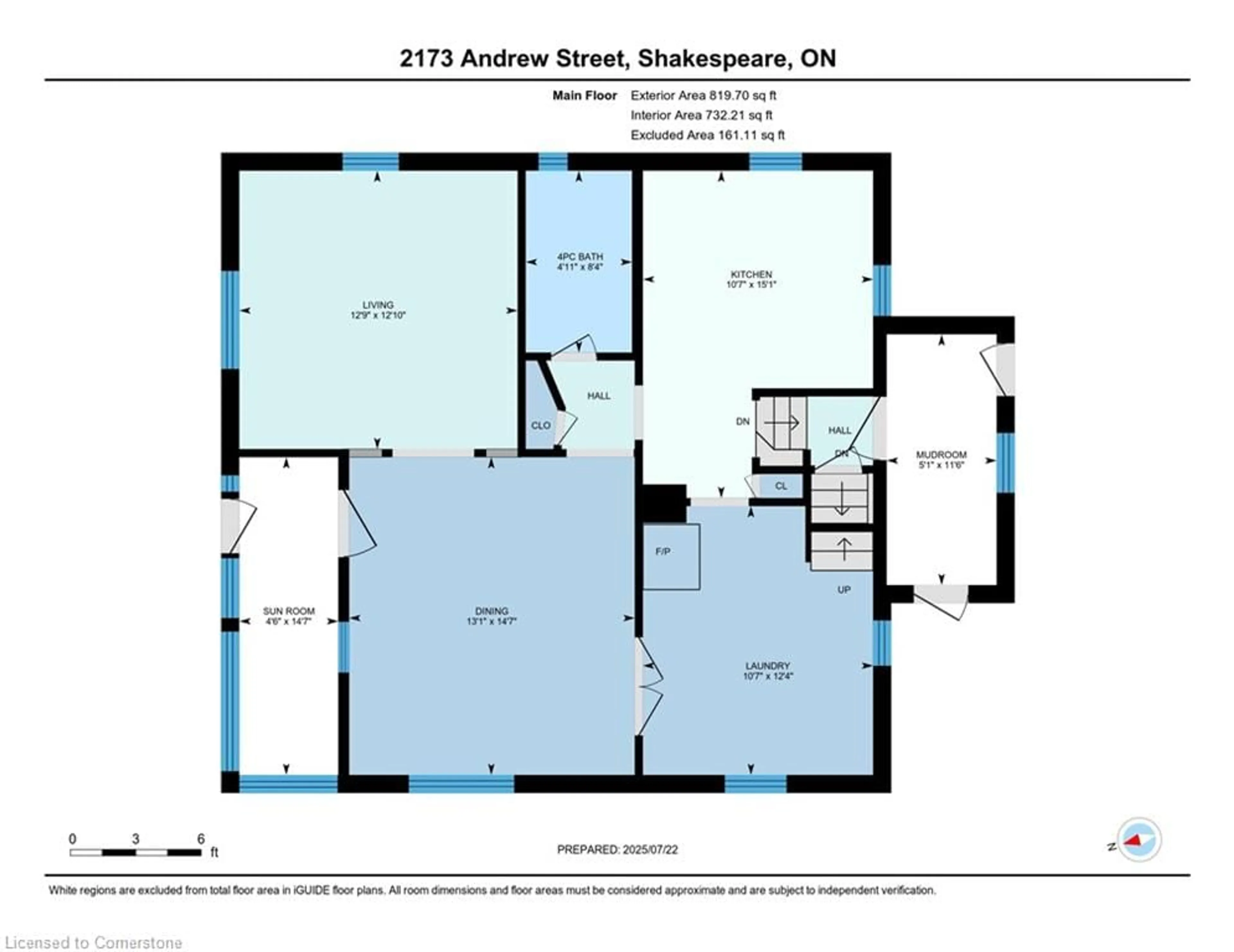 Floor plan for 2173 Andrew St St, Shakespeare Ontario N0B 2P0