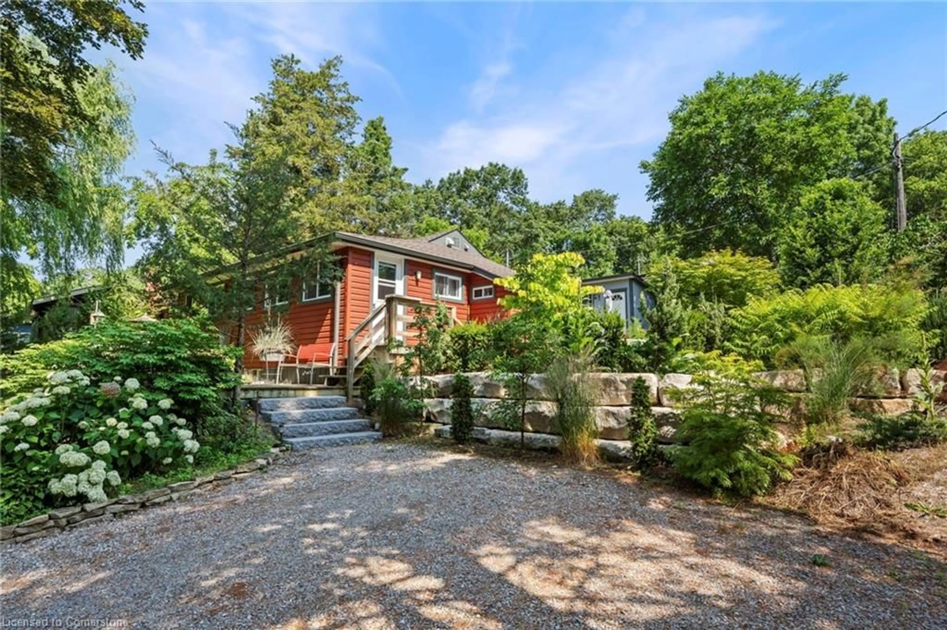 A pic from outside/outdoor area/front of a property/back of a property/a pic from drone, unknown for 63 Beckett St, Normandale Ontario N0E 1W0