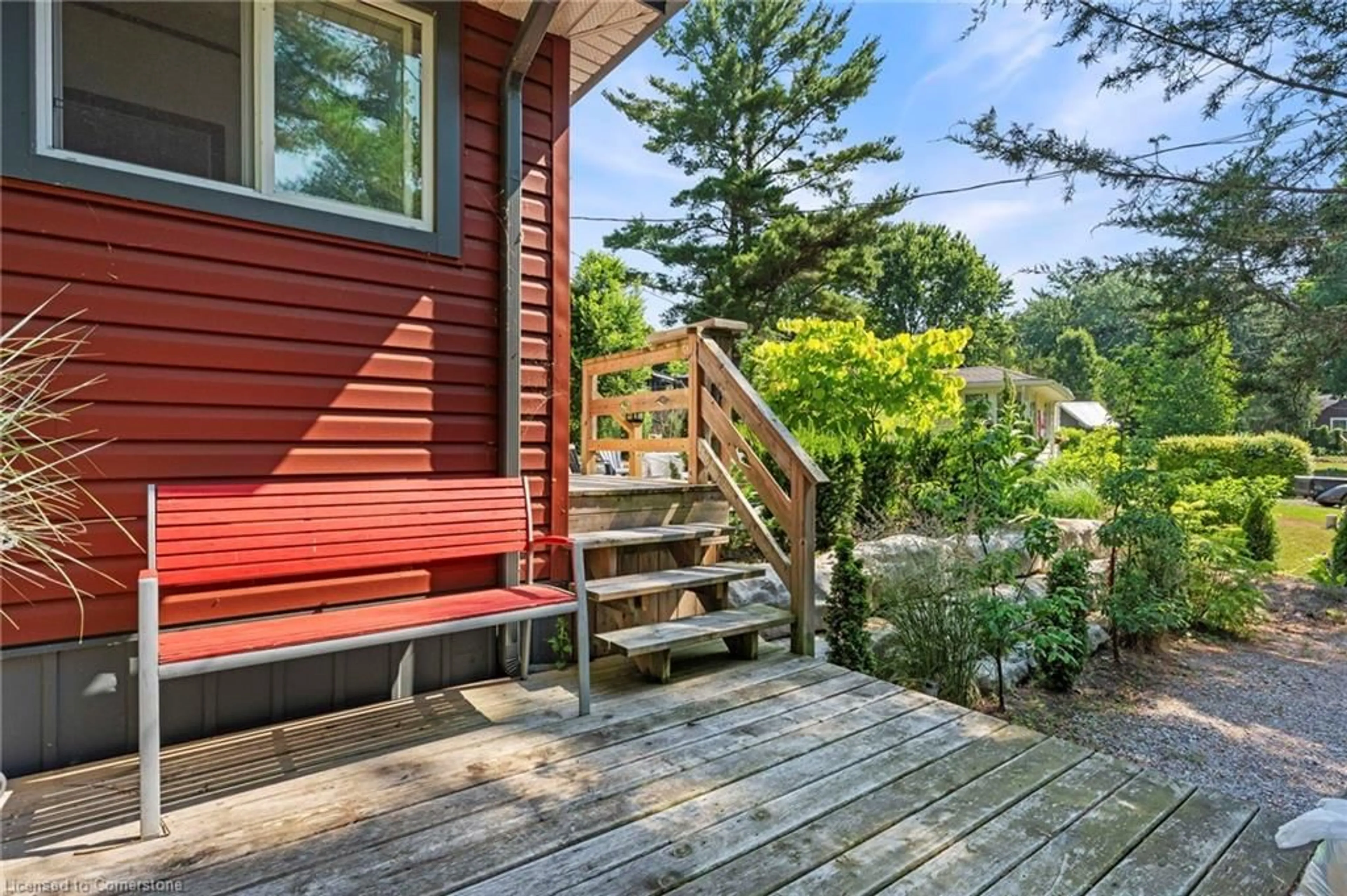 Patio, water/lake/river/ocean view for 63 Beckett St, Normandale Ontario N0E 1W0