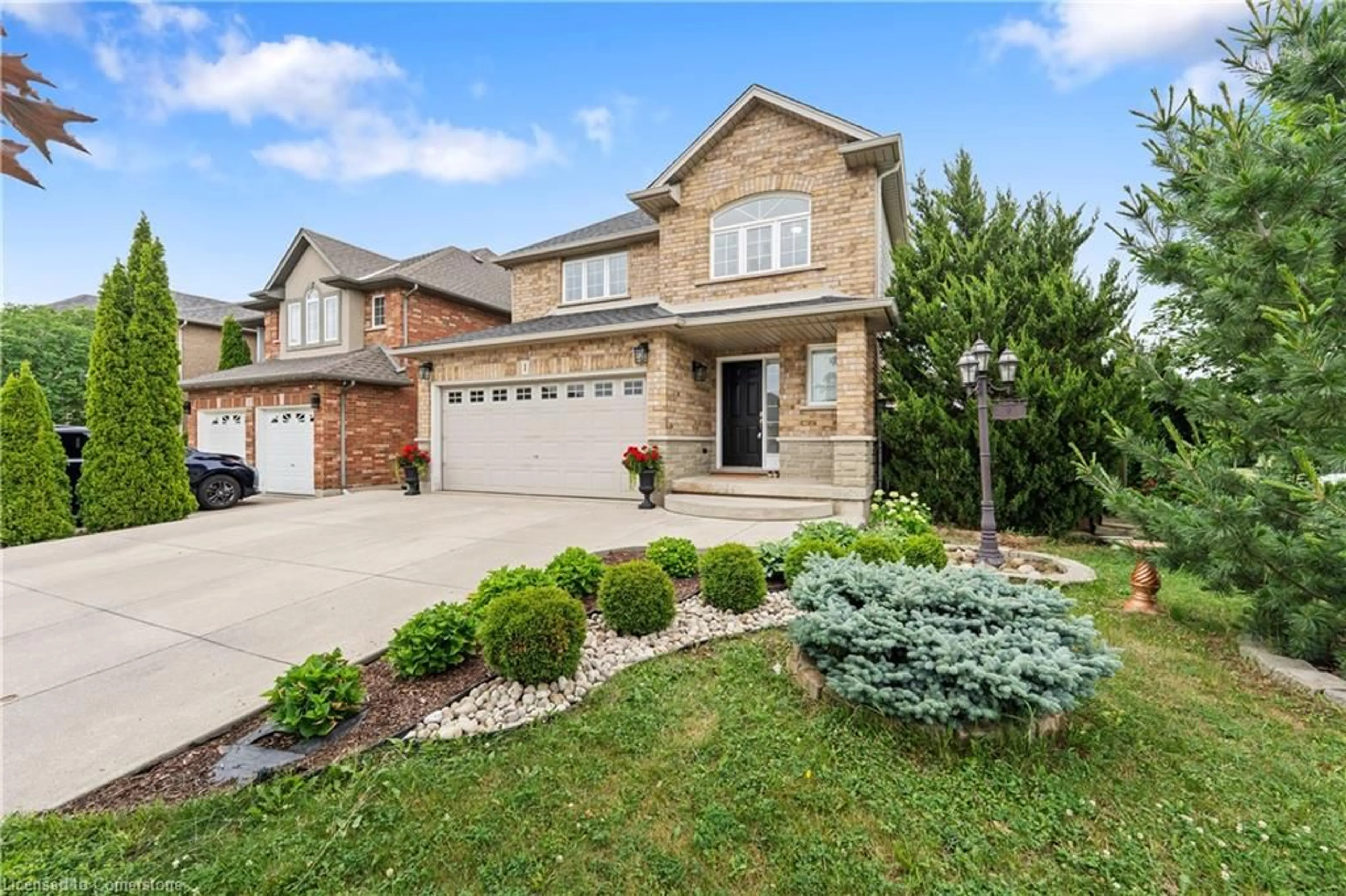 Home with brick exterior material, street for 1 Hillcroft Dr, Hamilton Ontario L8J 3W6