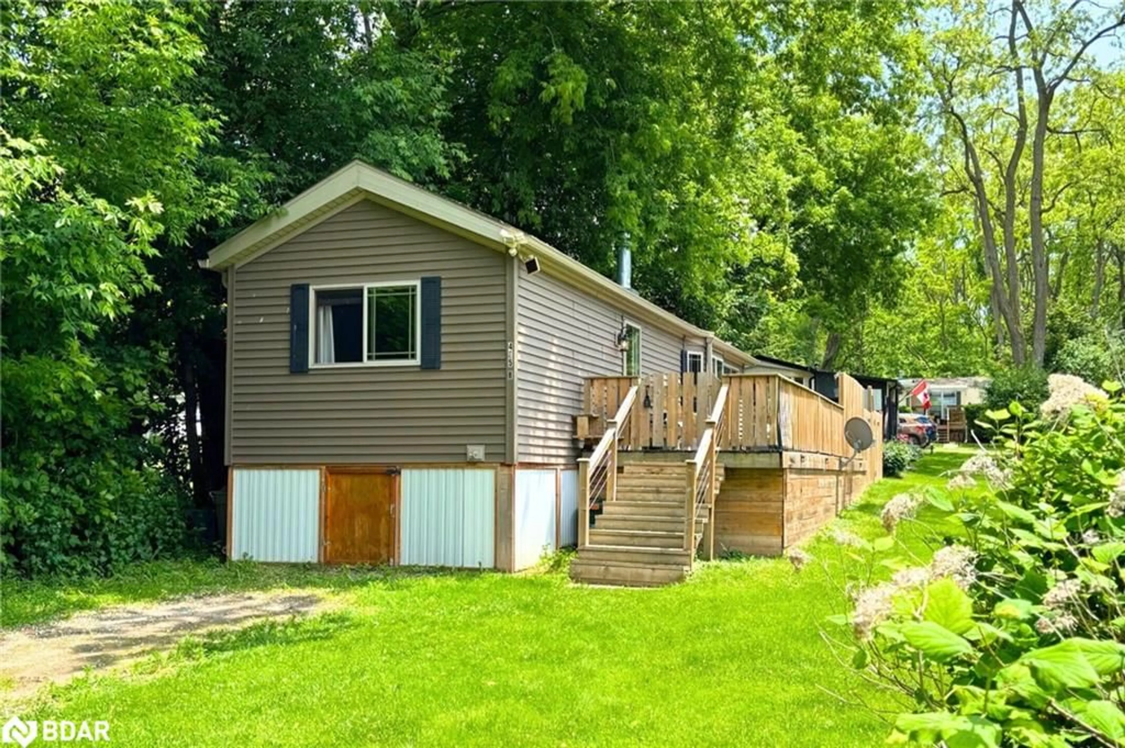 Home with vinyl exterior material, street for 5139 Halstead Beach Rd, Bewdley Ontario K0L 1E0